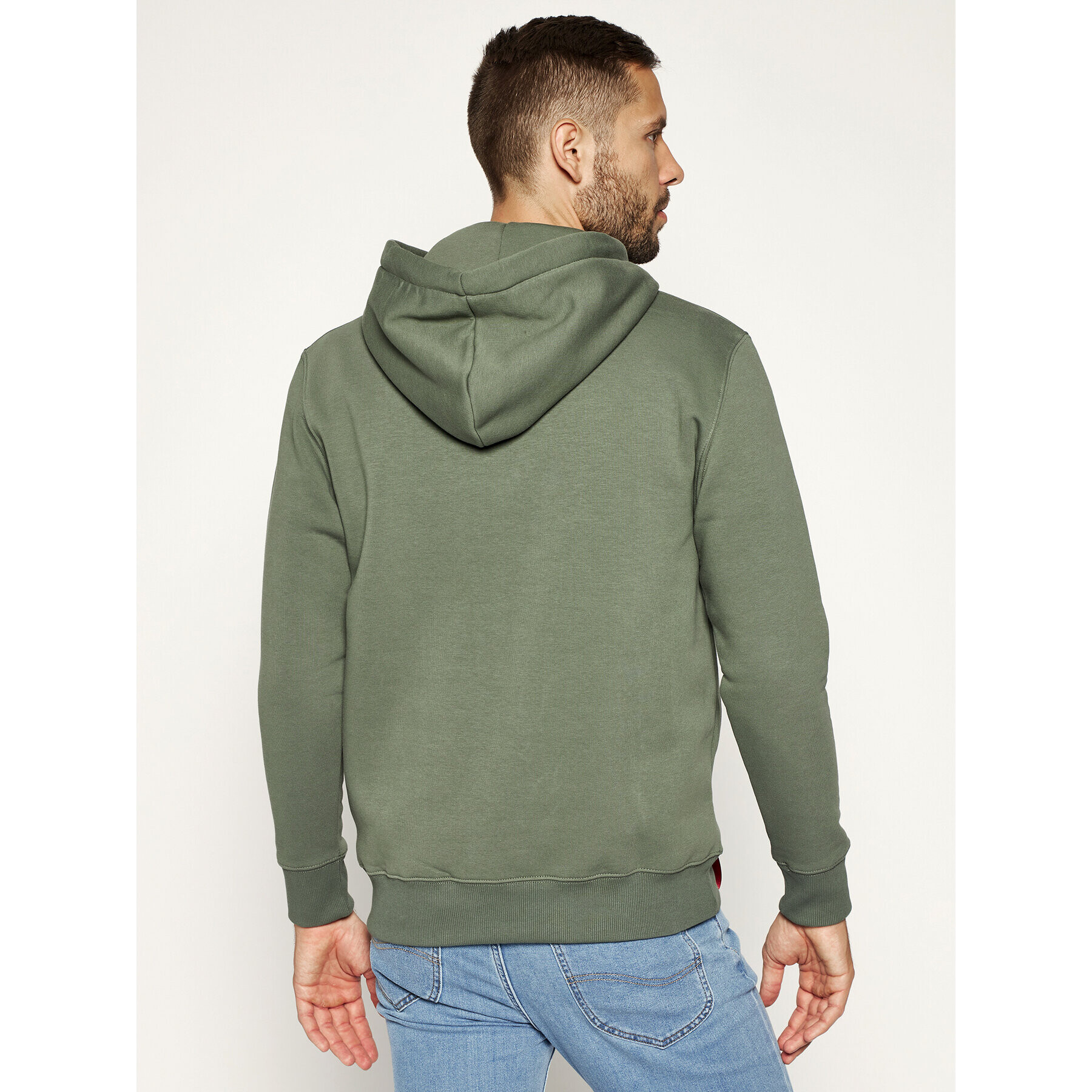 Alpha Industries Суитшърт Basic 178312 Зелен Regular Fit - Pepit.bg