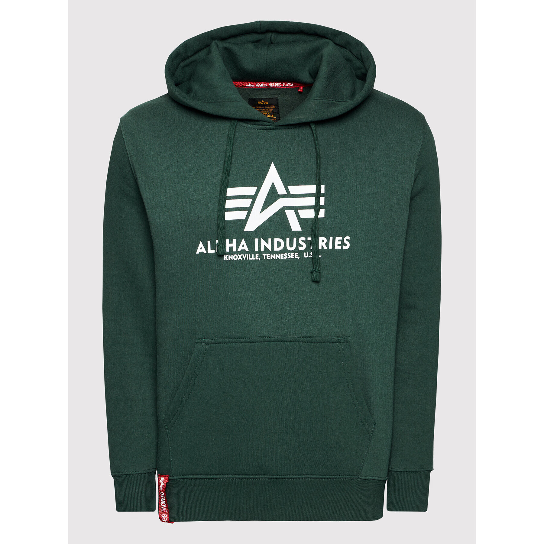 Alpha Industries Суитшърт Basic 178312 Зелен Regular Fit - Pepit.bg