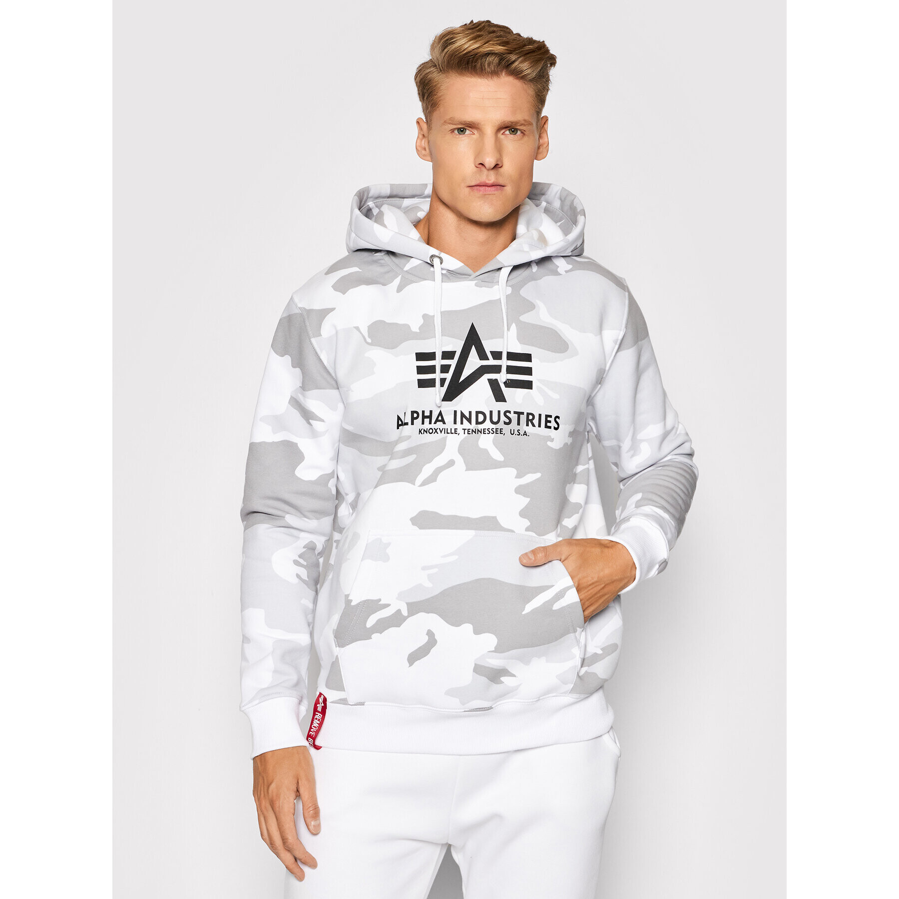 Alpha Industries Суитшърт Basic 178312C Сив Regular Fit - Pepit.bg