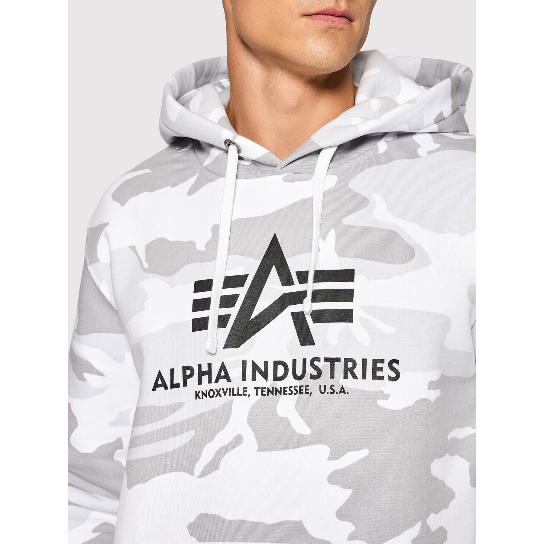 Alpha Industries Суитшърт Basic 178312C Сив Regular Fit - Pepit.bg