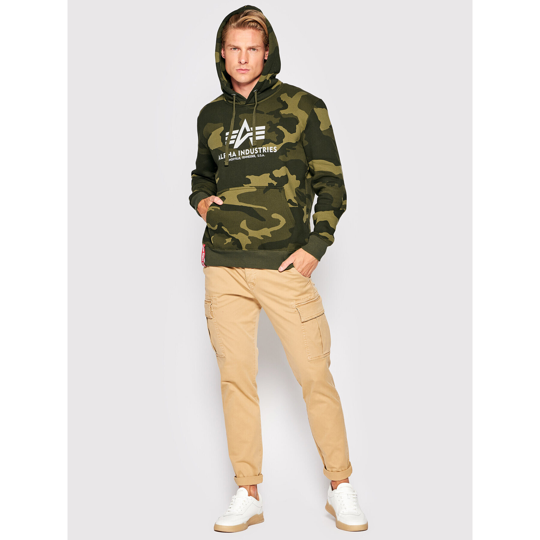 Alpha Industries Суитшърт Basic 178312C Зелен Regular Fit - Pepit.bg