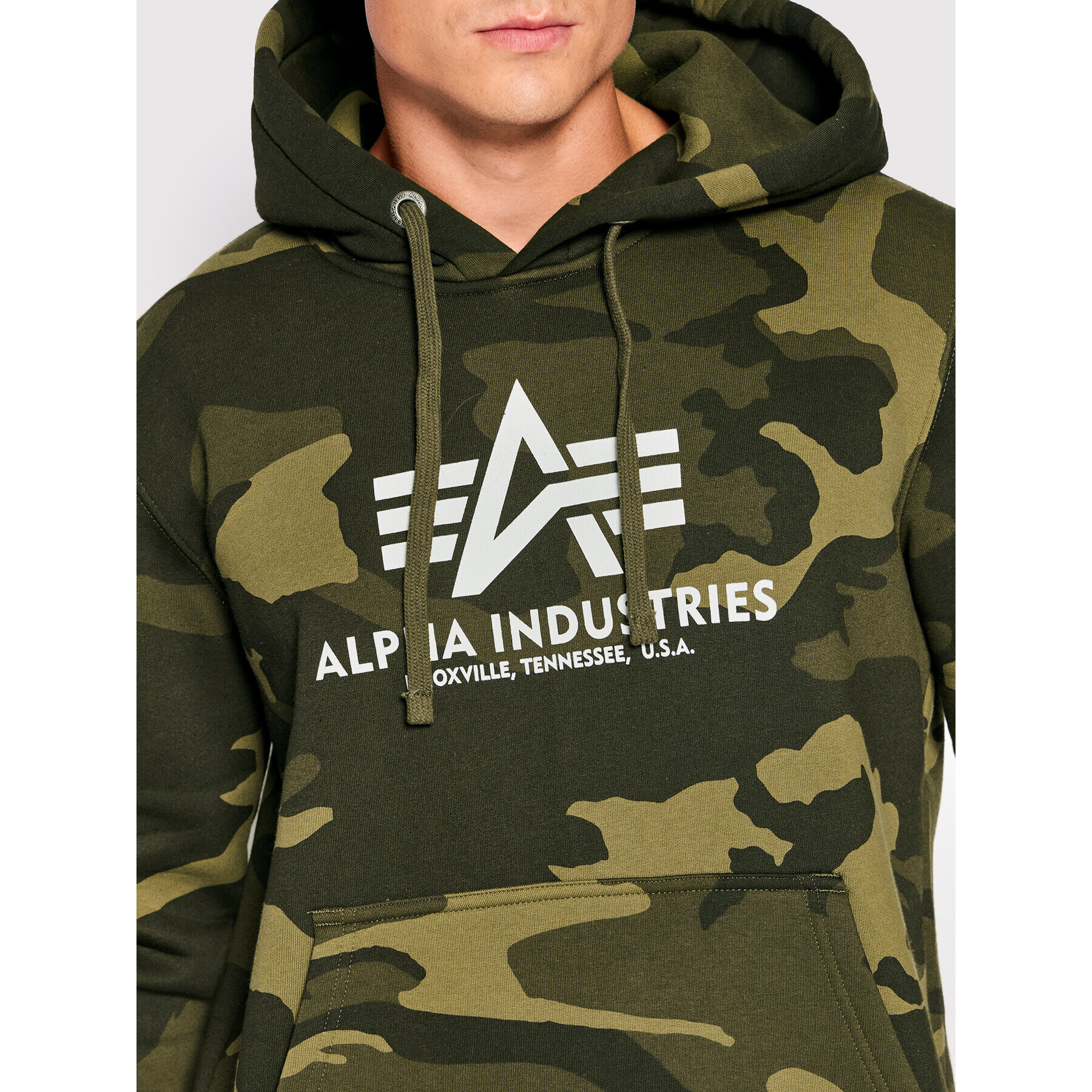 Alpha Industries Суитшърт Basic 178312C Зелен Regular Fit - Pepit.bg