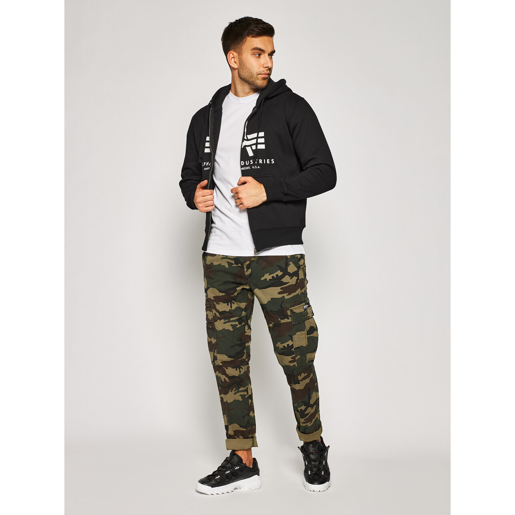 Alpha Industries Суитшърт Basic 178325 Черен Regular Fit - Pepit.bg