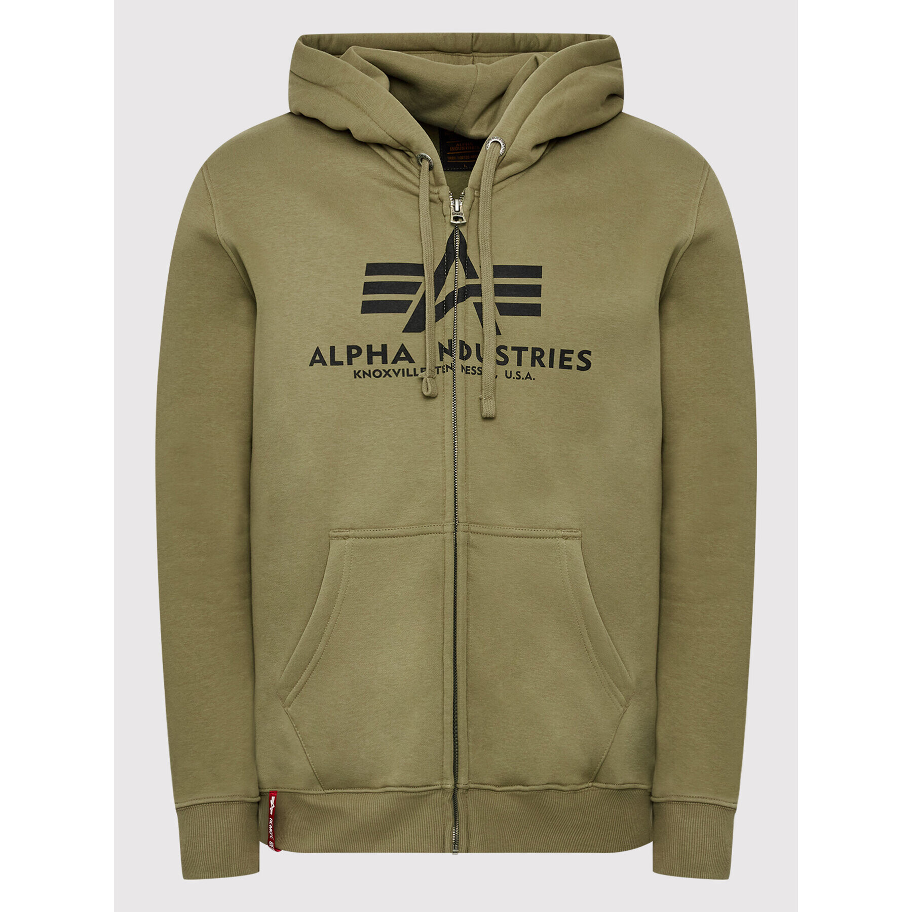 Alpha Industries Суитшърт Basic 178325 Зелен Regular Fit - Pepit.bg