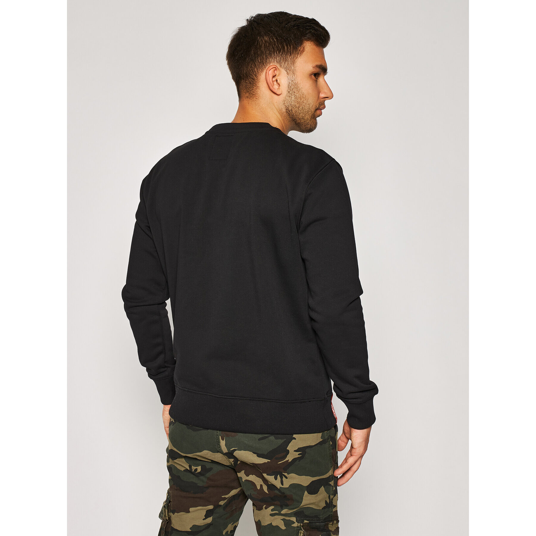 Alpha Industries Суитшърт Basic 188307 Черен Regular Fit - Pepit.bg