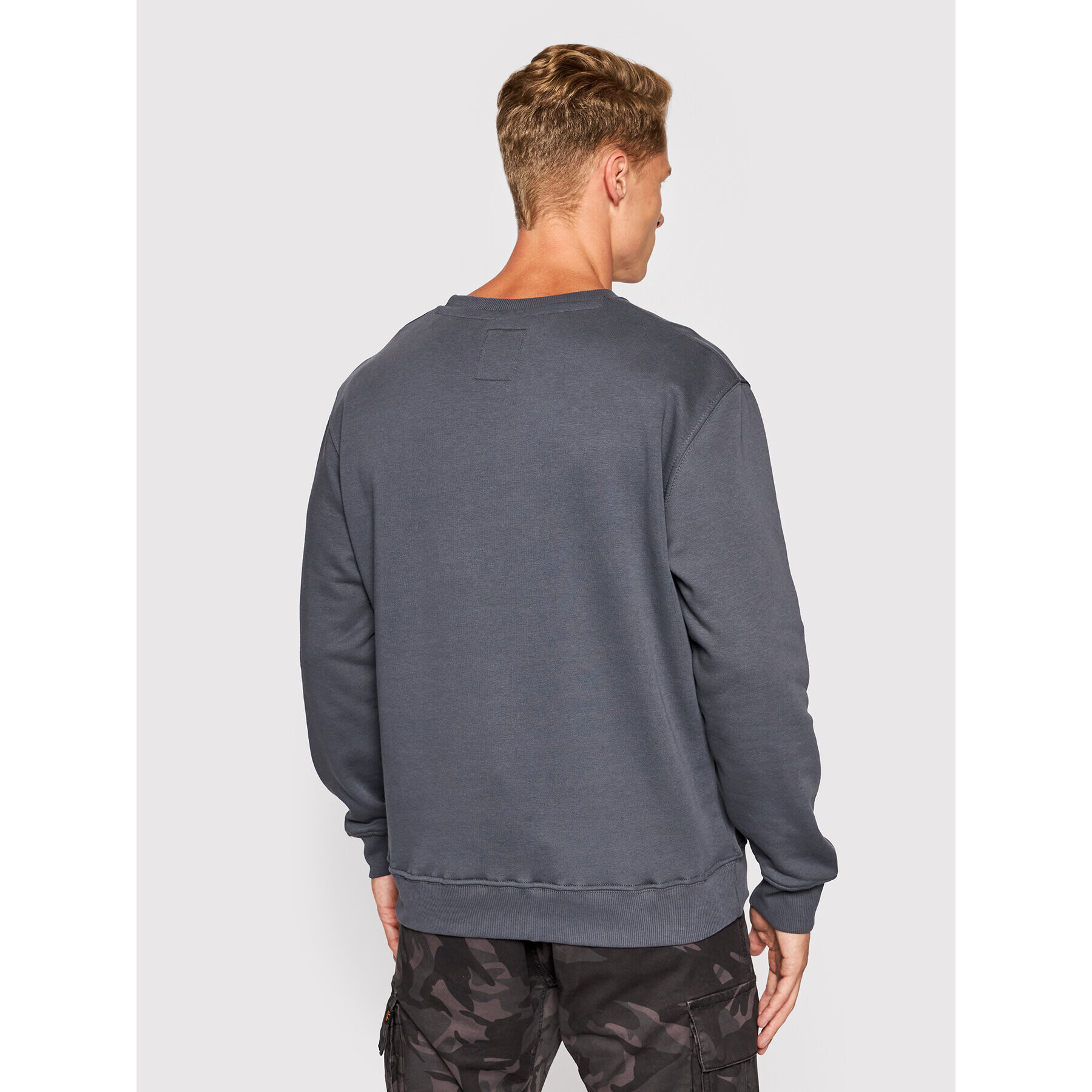 Alpha Industries Суитшърт Basic 188307 Сив Regular Fit - Pepit.bg