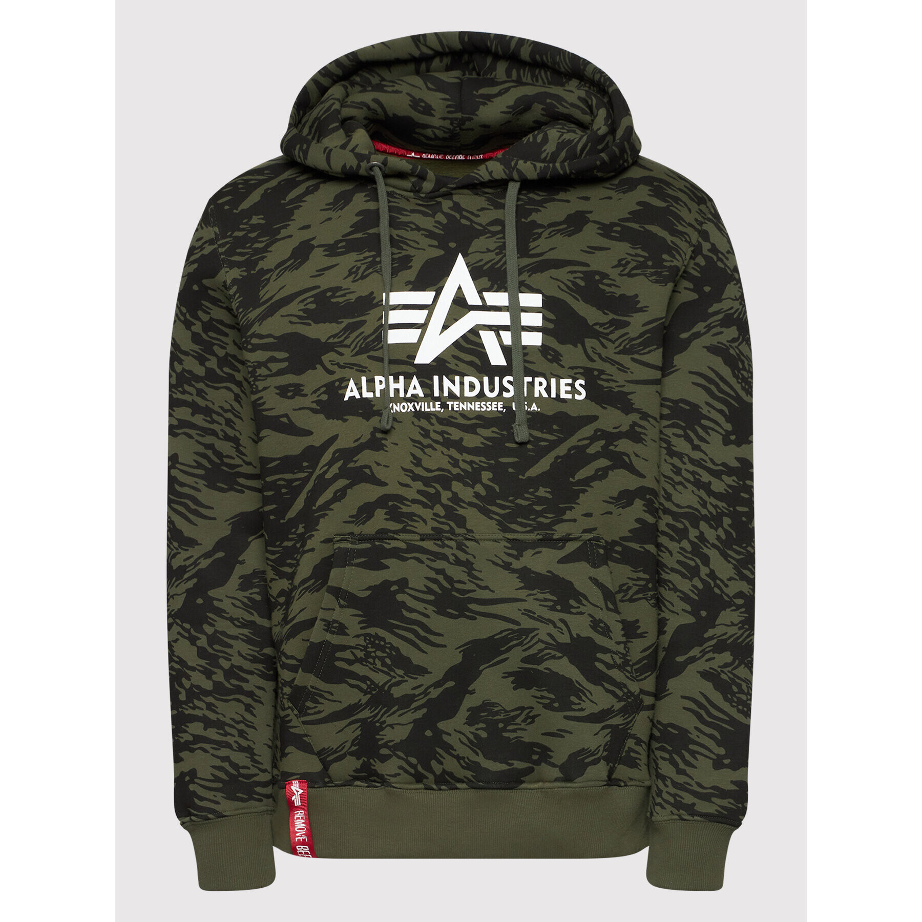 Alpha Industries Суитшърт Basic Camo 178312C Зелен Regular Fit - Pepit.bg