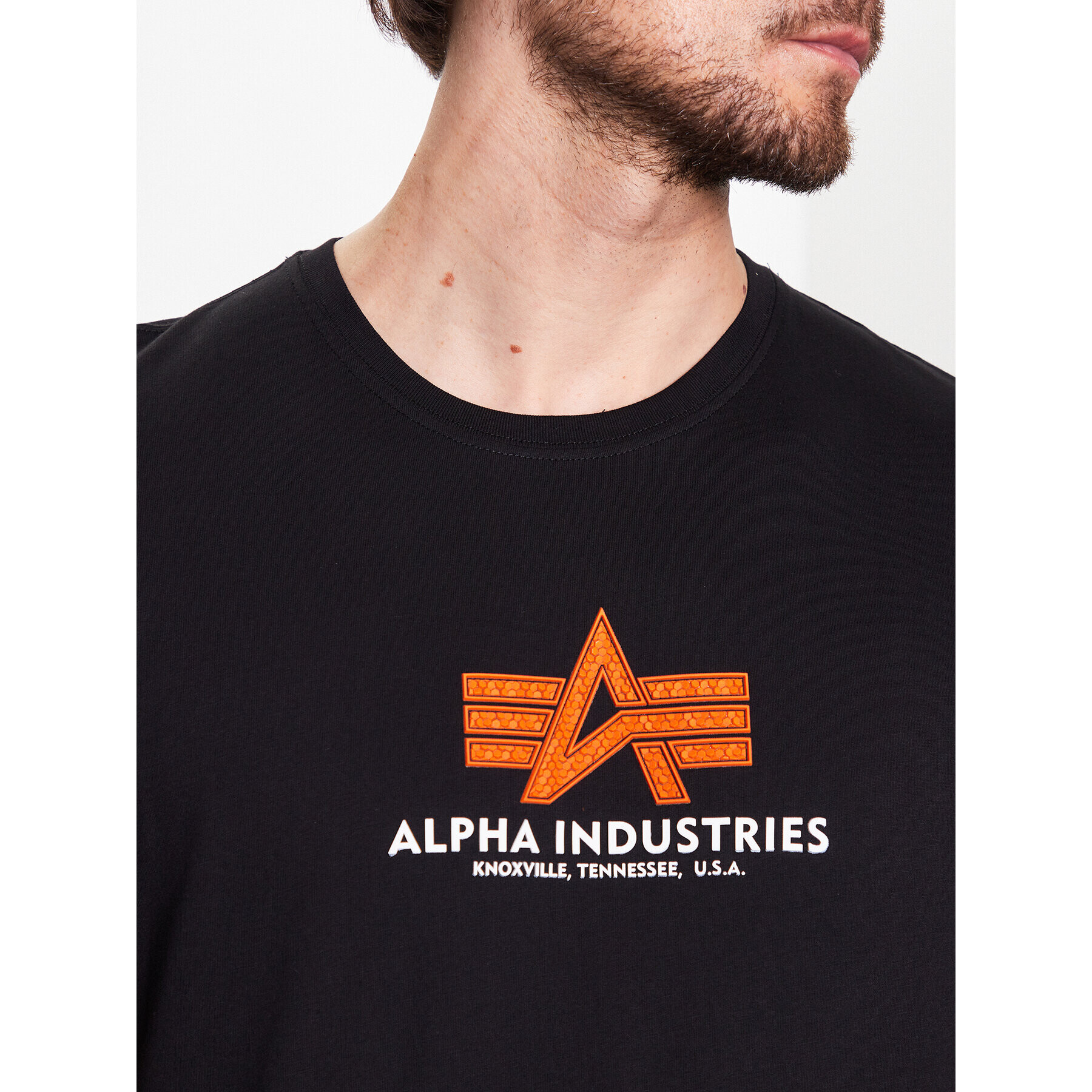 Alpha Industries Тишърт Basic 100501RB Черен Regular Fit - Pepit.bg