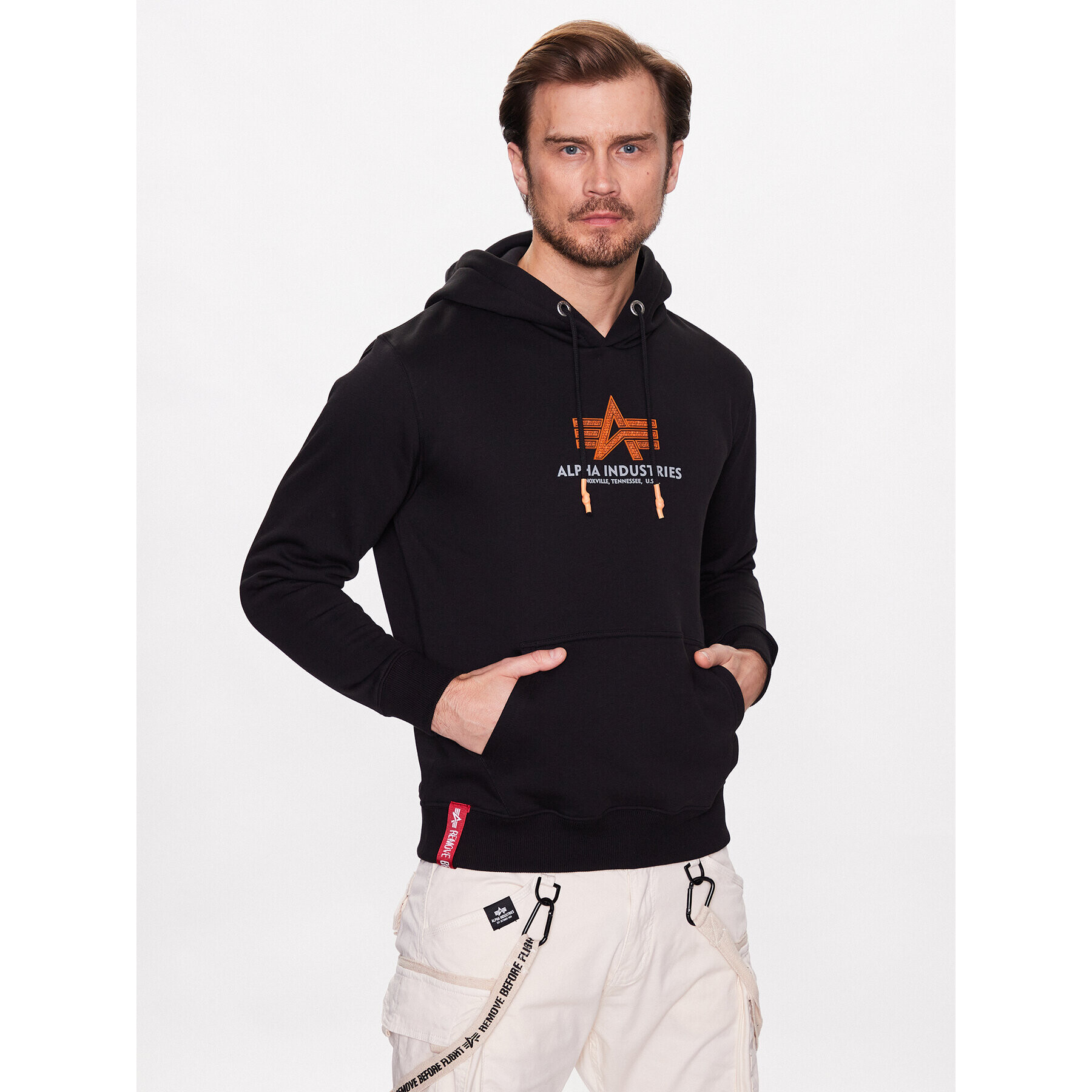 Alpha Industries Суитшърт Basic 178312RB Черен Regular Fit - Pepit.bg