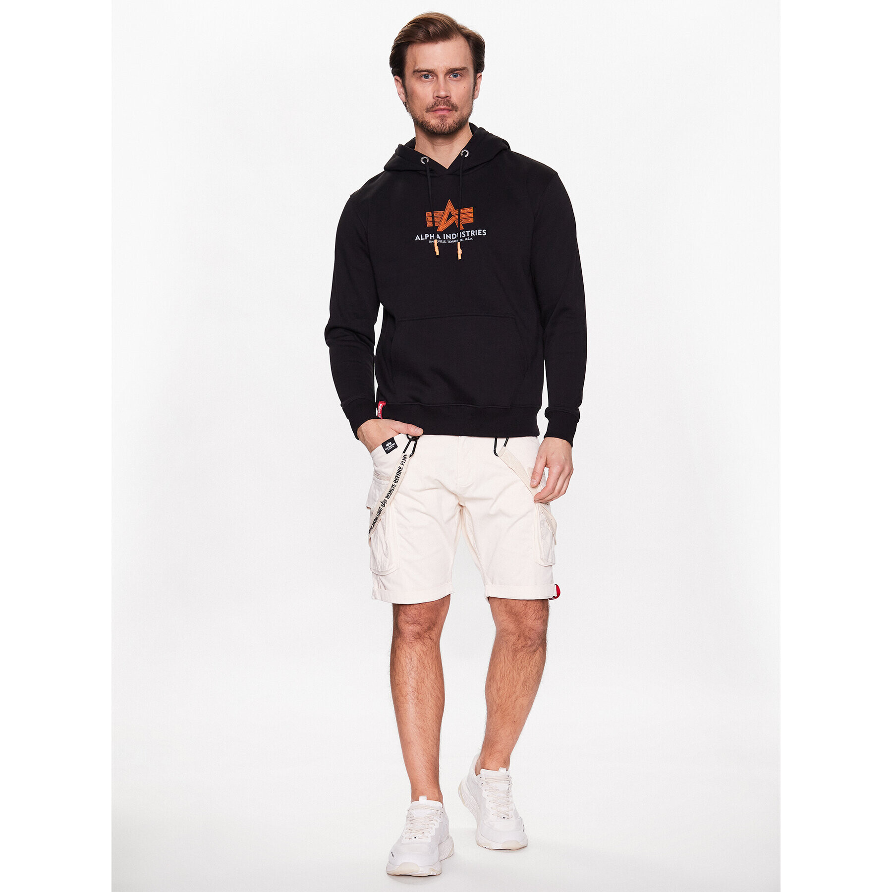 Alpha Industries Суитшърт Basic 178312RB Черен Regular Fit - Pepit.bg