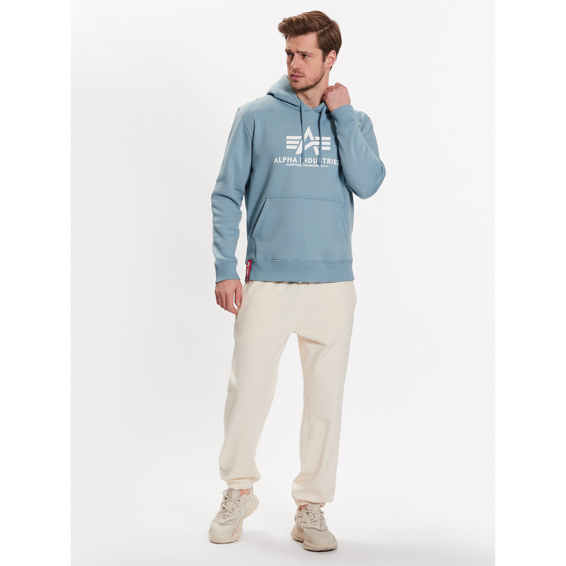 Alpha Industries Суитшърт Basic 196318 Син Regular Fit - Pepit.bg