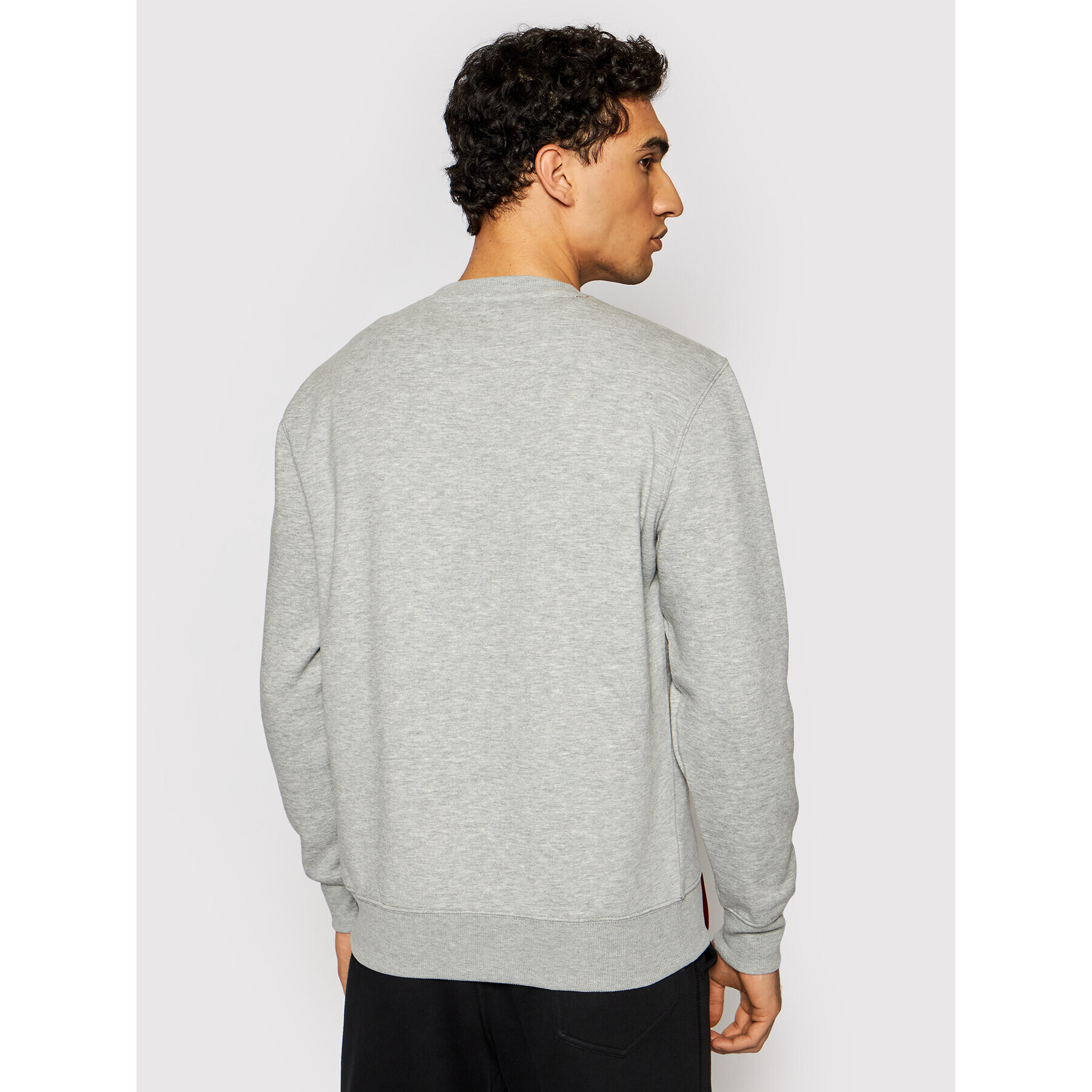 Alpha Industries Суитшърт Basic Sweater 178302 Сив Regular Fit - Pepit.bg