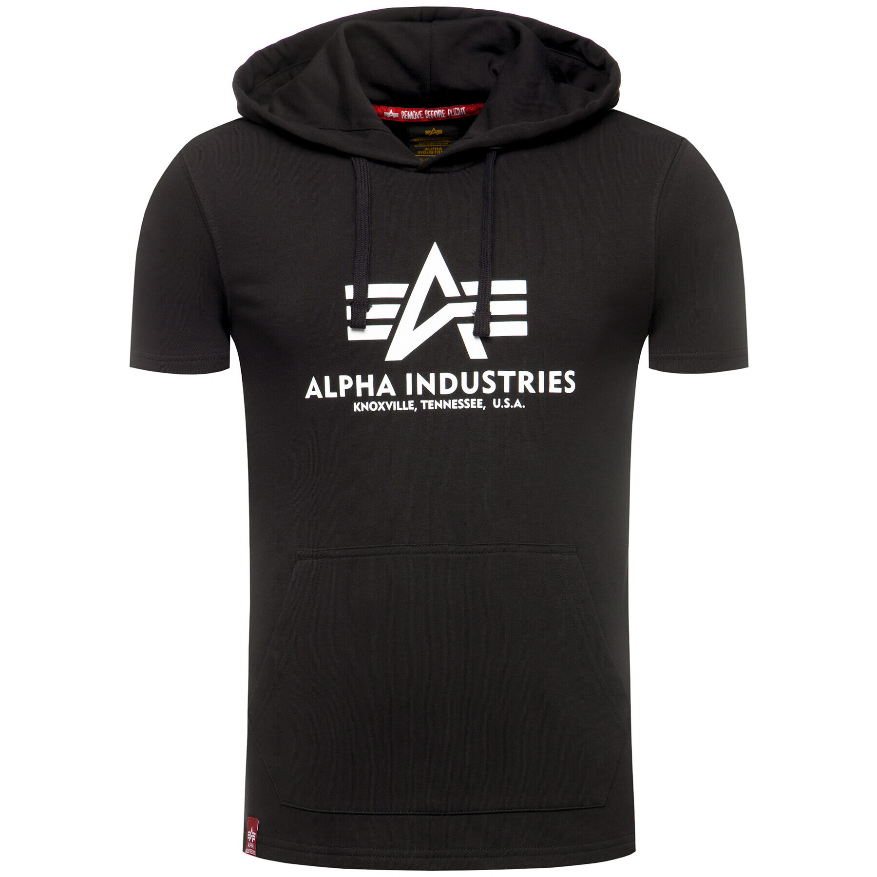 Alpha Industries Суитшърт Basic T Hooded 126507 Черен Regular Fit - Pepit.bg