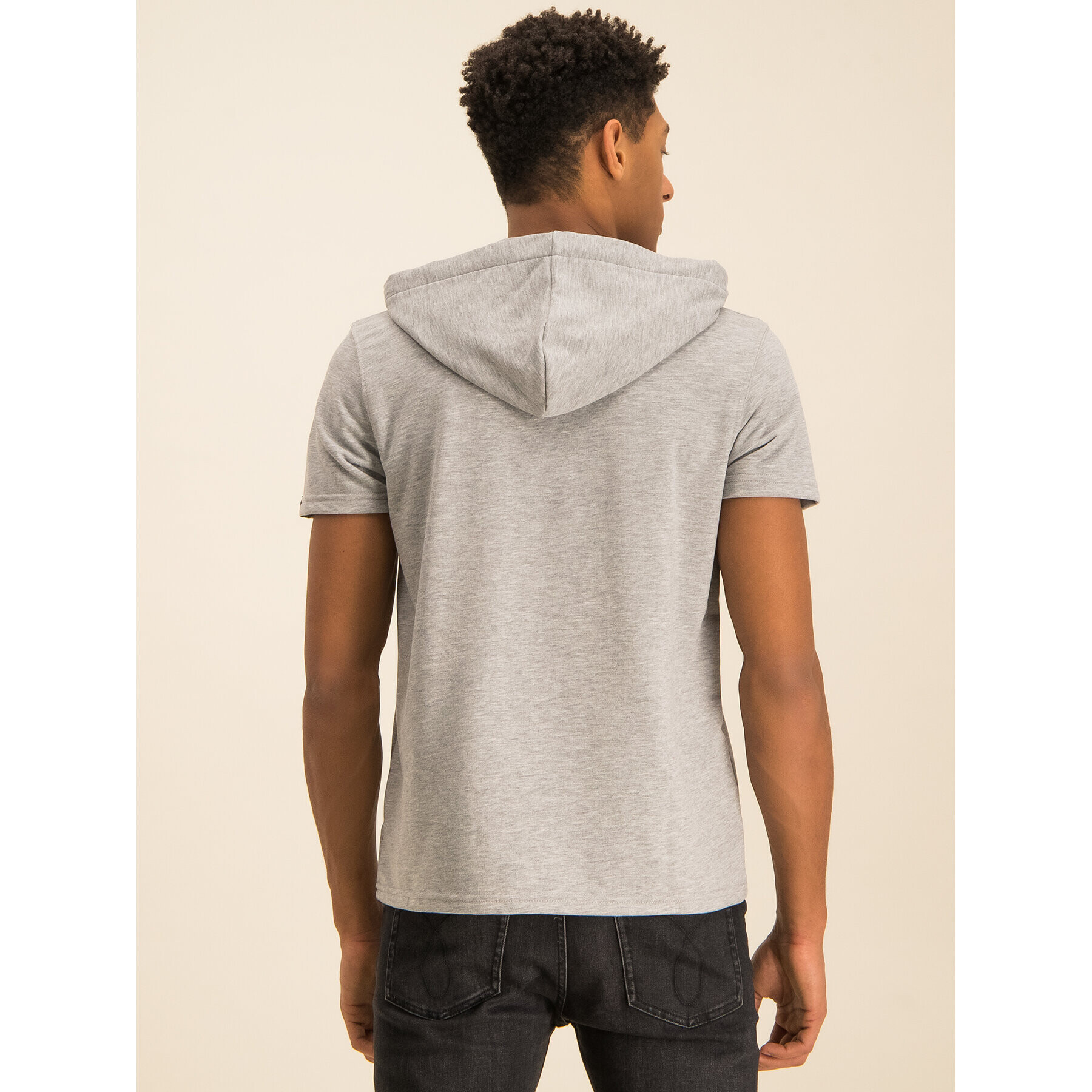 Alpha Industries Суитшърт Basic T Hooded 126507 Сив Regular Fit - Pepit.bg