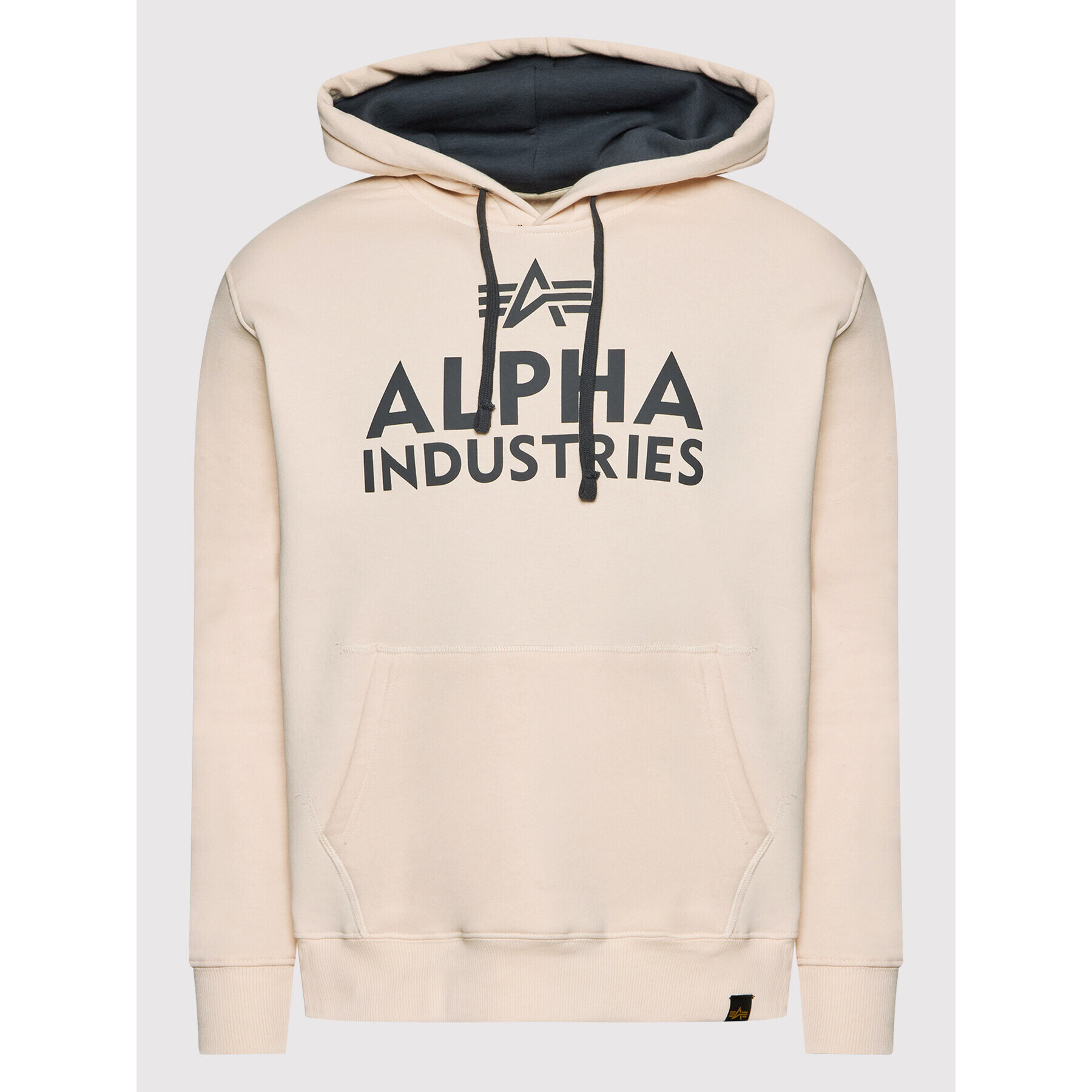 Alpha Industries Суитшърт Foam Print 143302 Бежов Regular Fit - Pepit.bg