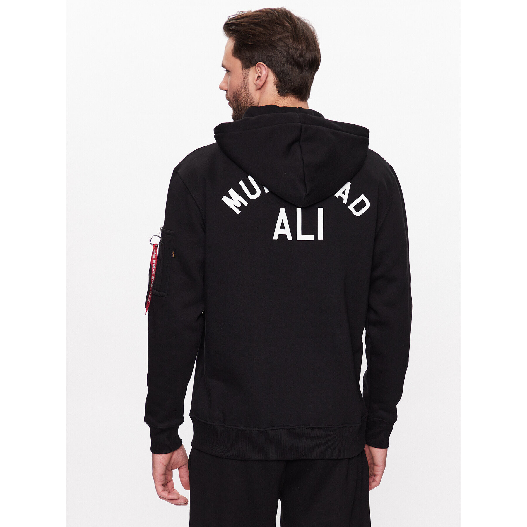 Alpha Industries Суитшърт Muhammad Ali 136339 Черен Regular Fit - Pepit.bg