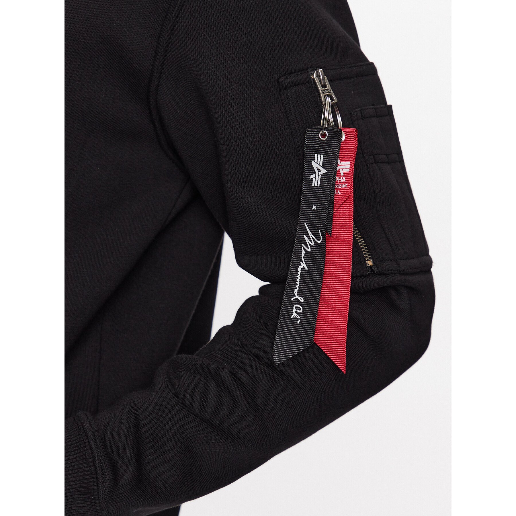 Alpha Industries Суитшърт Muhammad Ali 136339 Черен Regular Fit - Pepit.bg