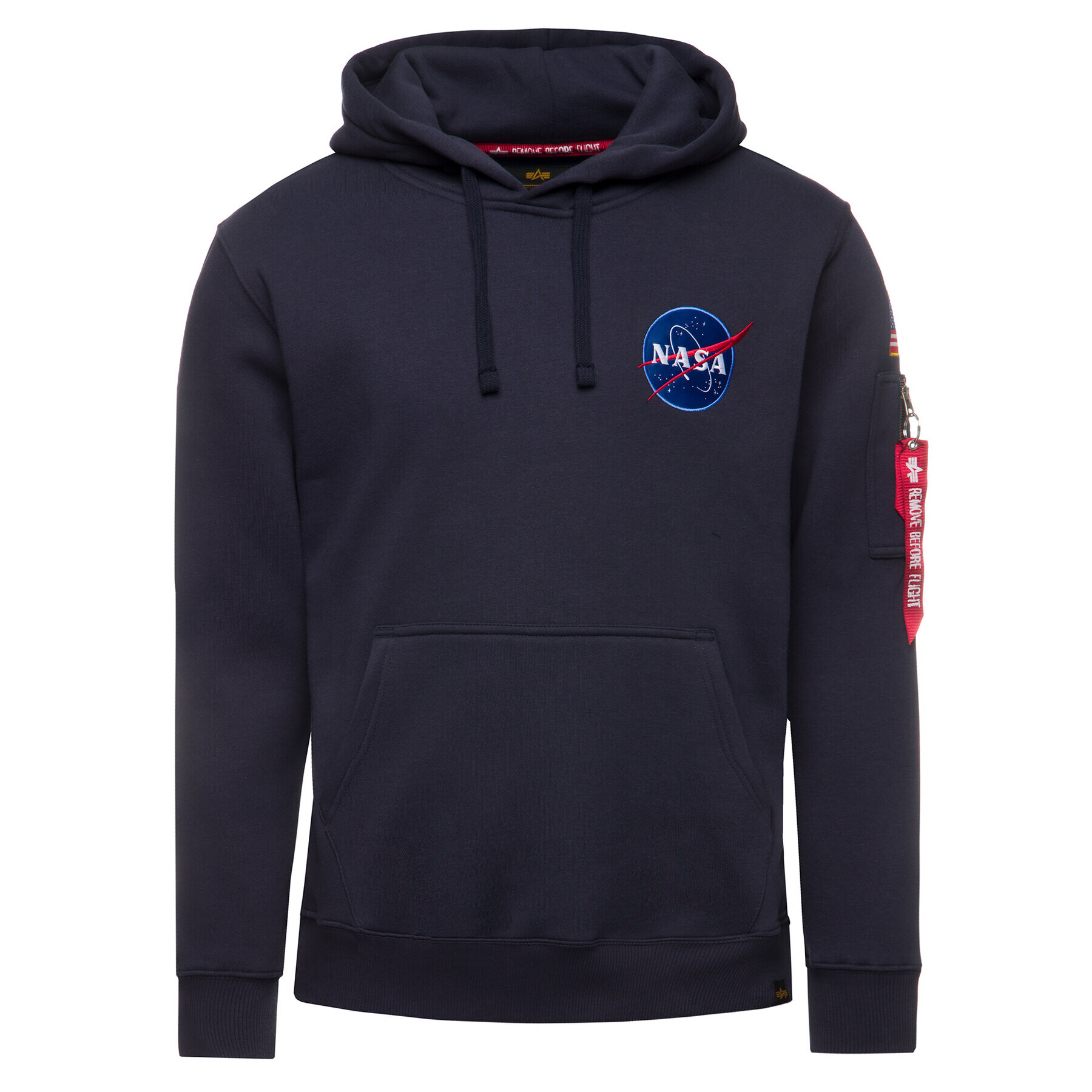 Alpha Industries Суитшърт Nasa 178317 Тъмносин Regular Fit - Pepit.bg