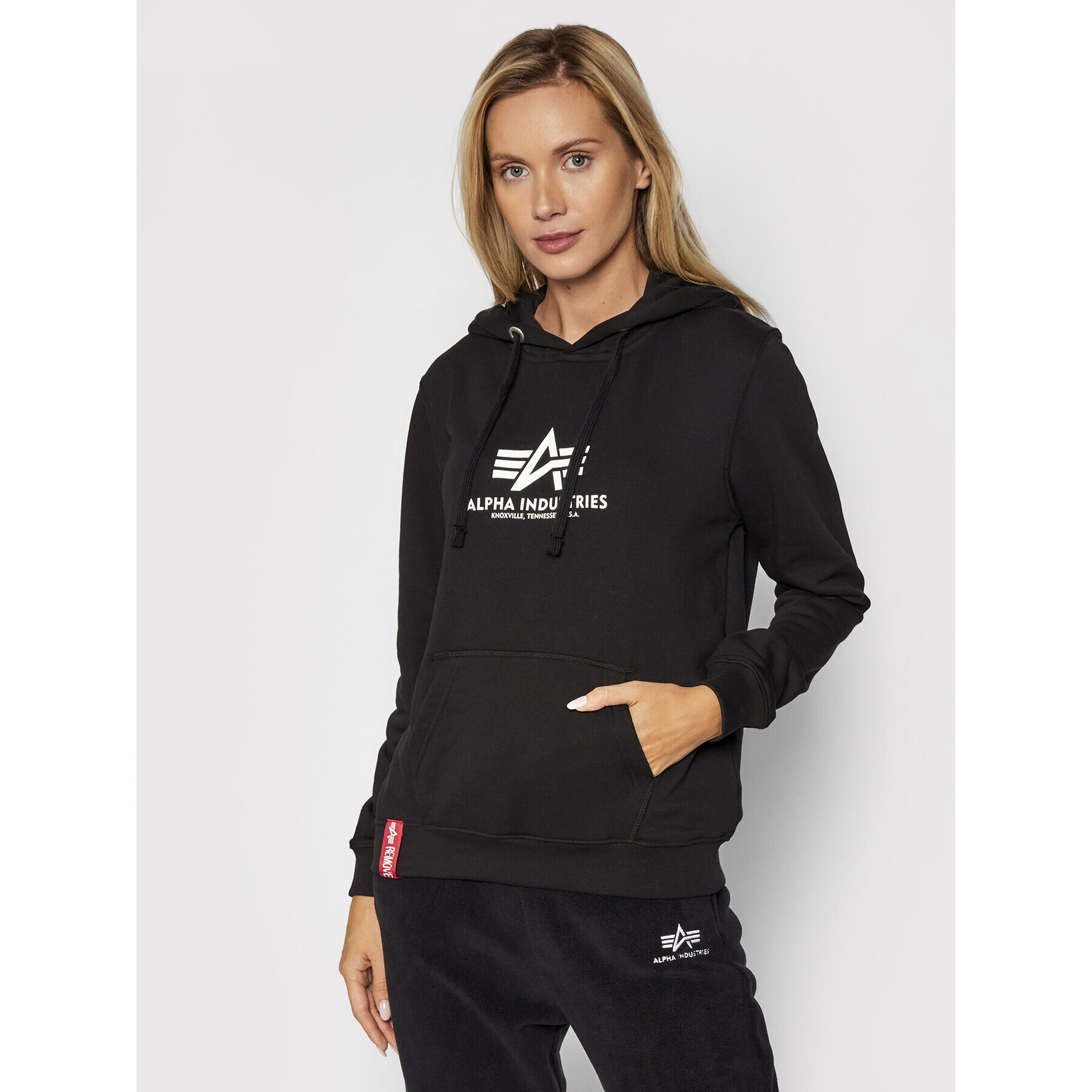 Alpha Industries Суитшърт New Basic 196032 Черен Regular Fit - Pepit.bg