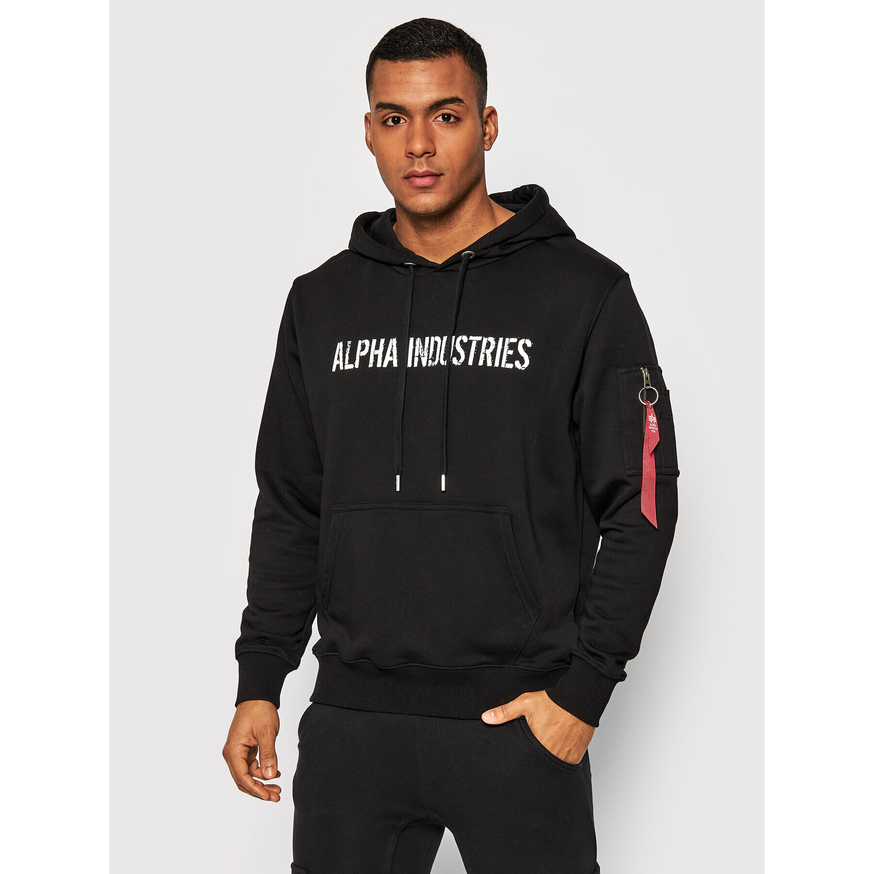 Alpha Industries Суитшърт Rbf Moto 116337 Черен Regular Fit - Pepit.bg