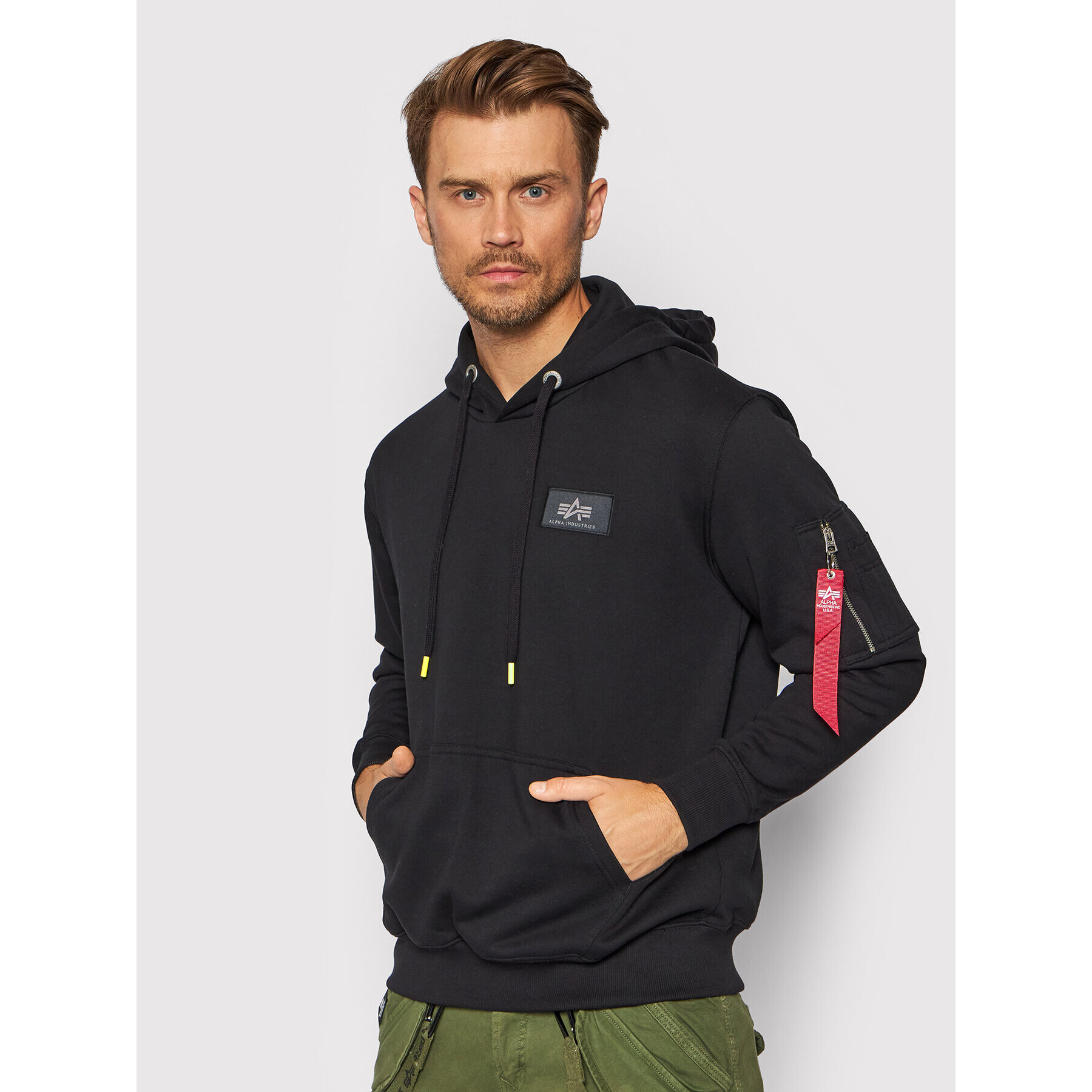 Alpha Industries Суитшърт Safety 128361 Черен Regular Fit - Pepit.bg