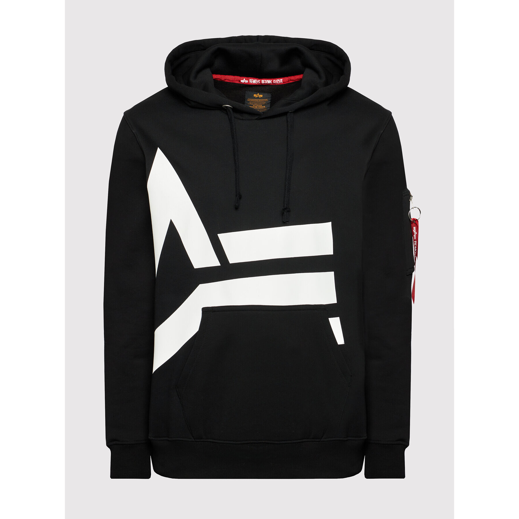 Alpha Industries Суитшърт Side Logo 118339 Черен Regular Fit - Pepit.bg