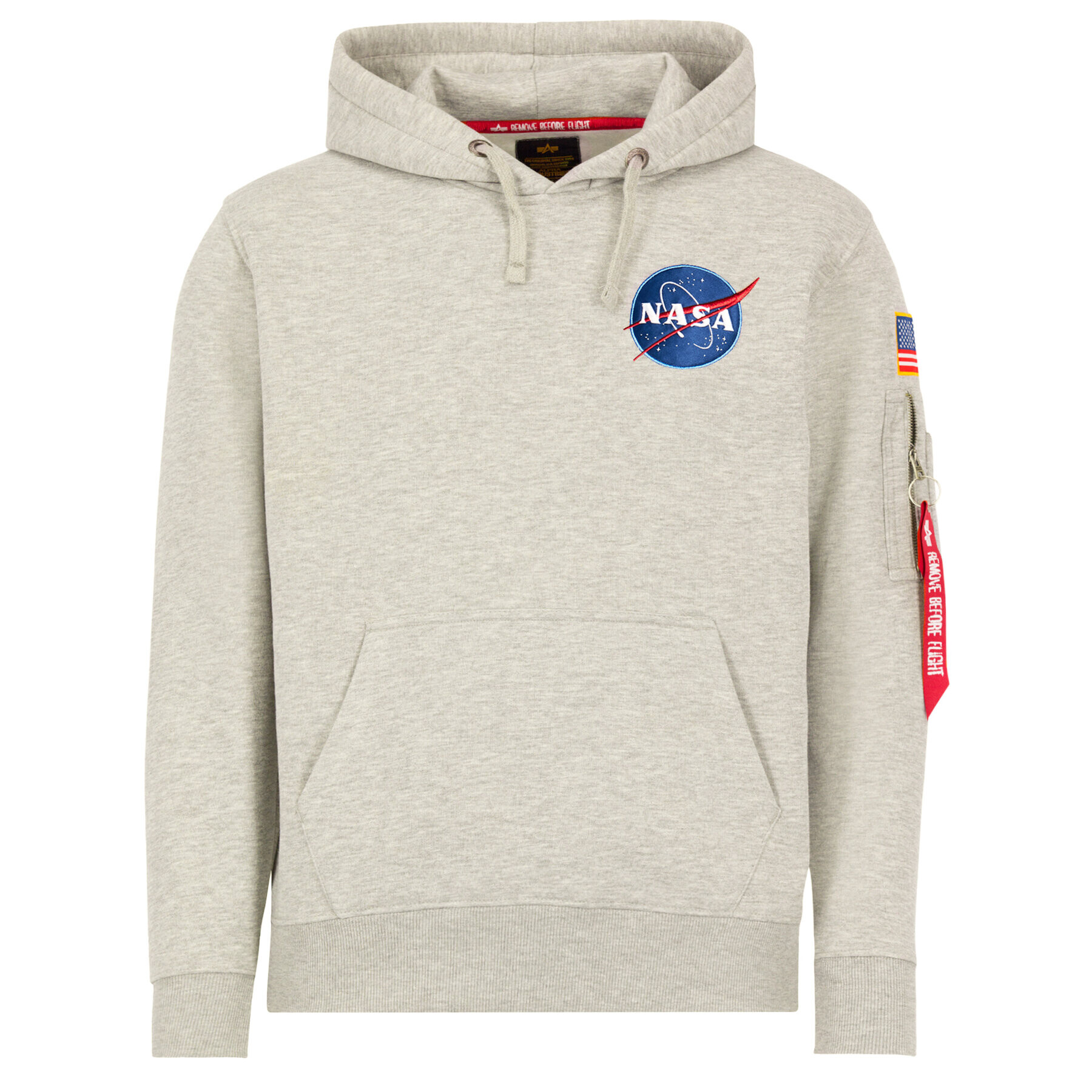 Alpha Industries Суитшърт Space Shuttle 178317 Сив Regular Fit - Pepit.bg