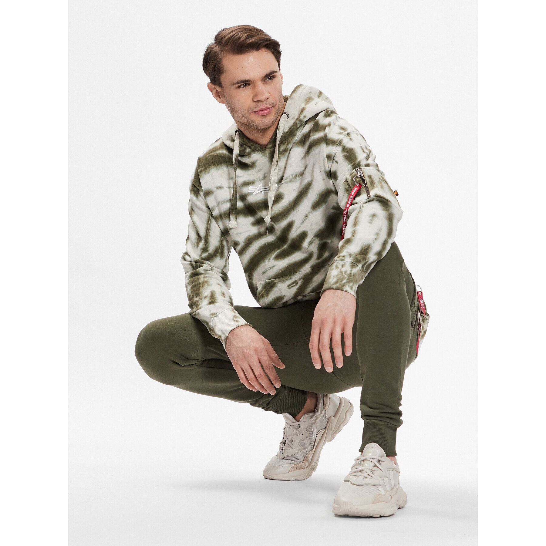 Alpha Industries Суитшърт Tie Dye 106335 Цветен Regular Fit - Pepit.bg