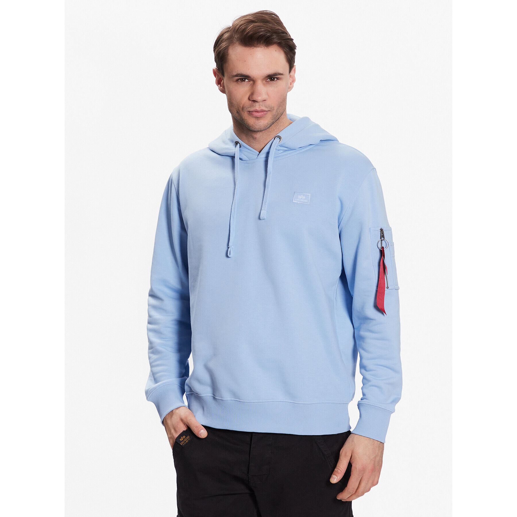 Alpha Industries Суитшърт X-Fit 158321 Син Regular Fit - Pepit.bg