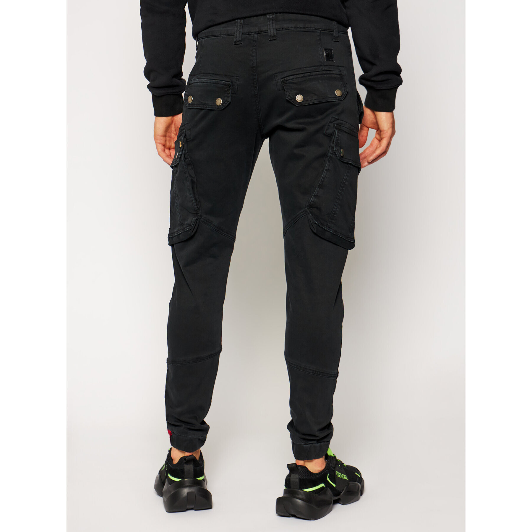 Alpha Industries Текстилни панталони Combat 126215 Черен Slim Fit - Pepit.bg