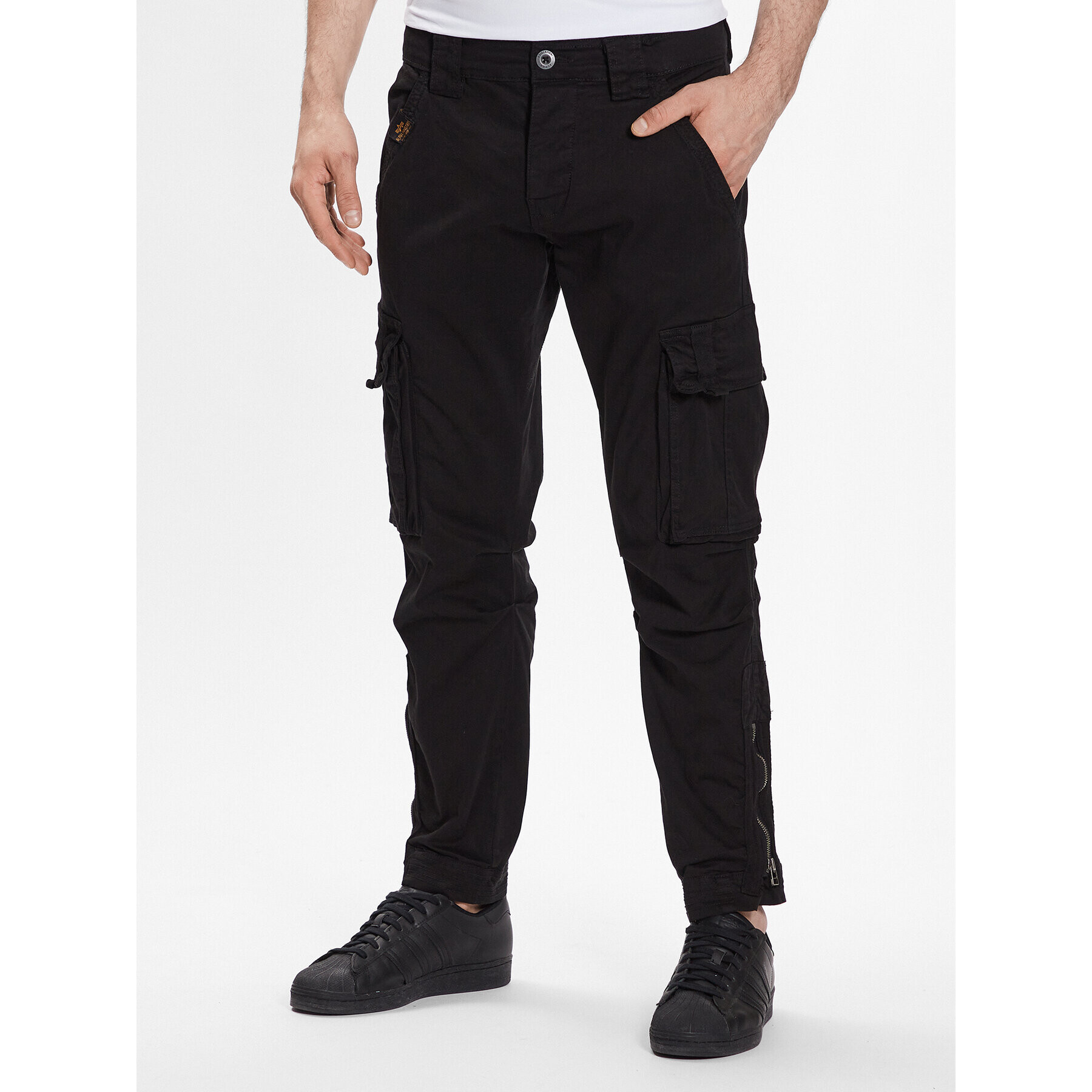 Alpha Industries Текстилни панталони Task Force 106203 Черен Regular Fit - Pepit.bg