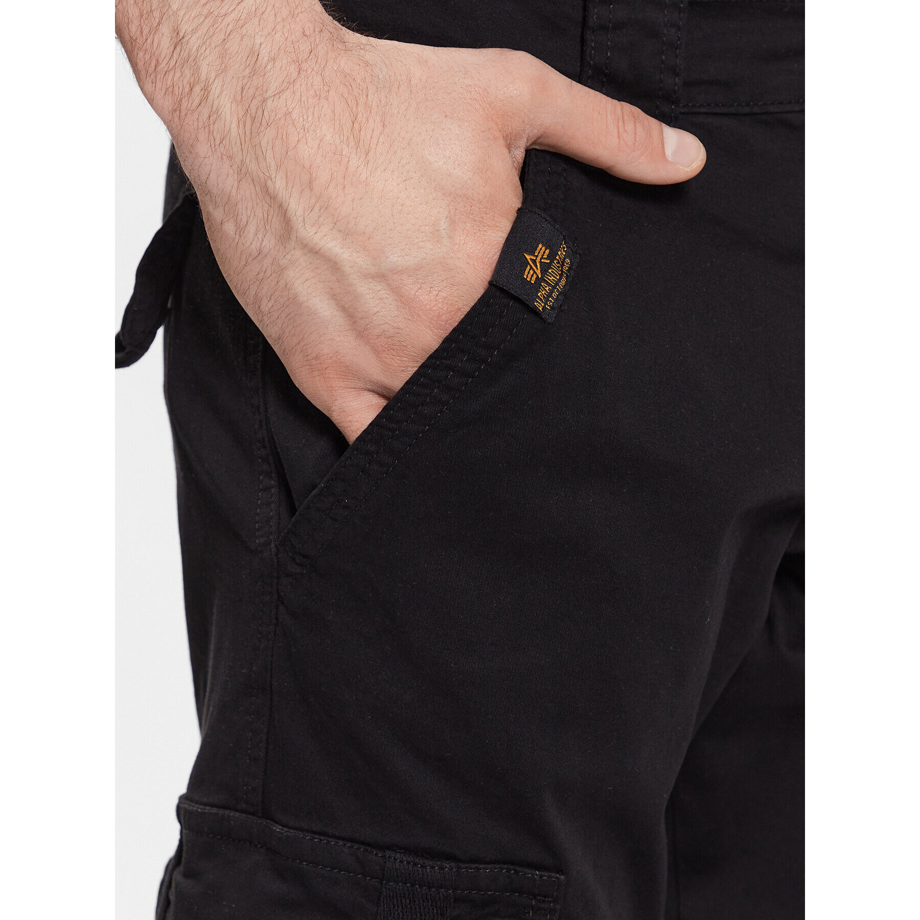 Alpha Industries Текстилни панталони Task Force 106203 Черен Regular Fit - Pepit.bg