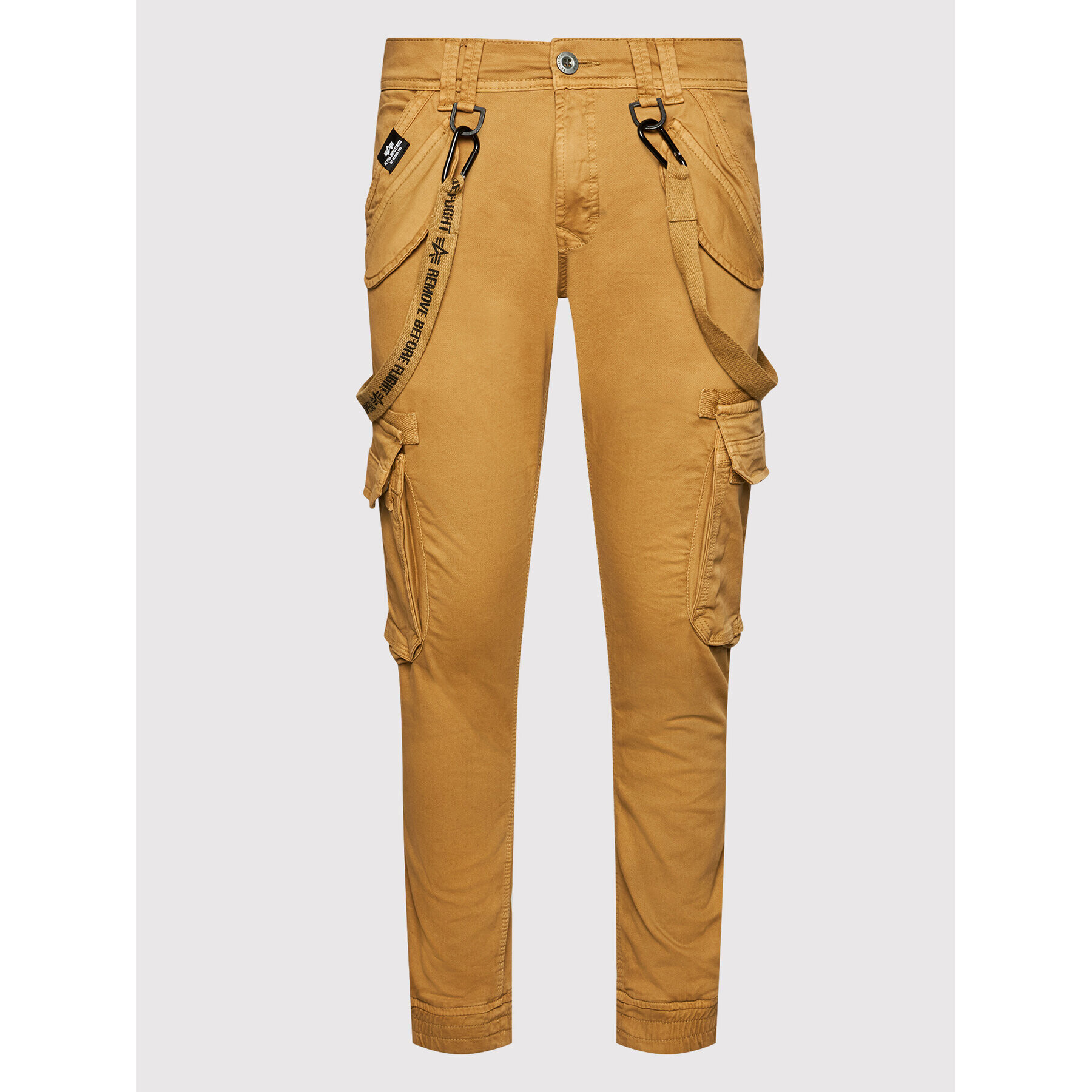 Alpha Industries Текстилни панталони Utility 128202 Кафяв Slim Fit - Pepit.bg