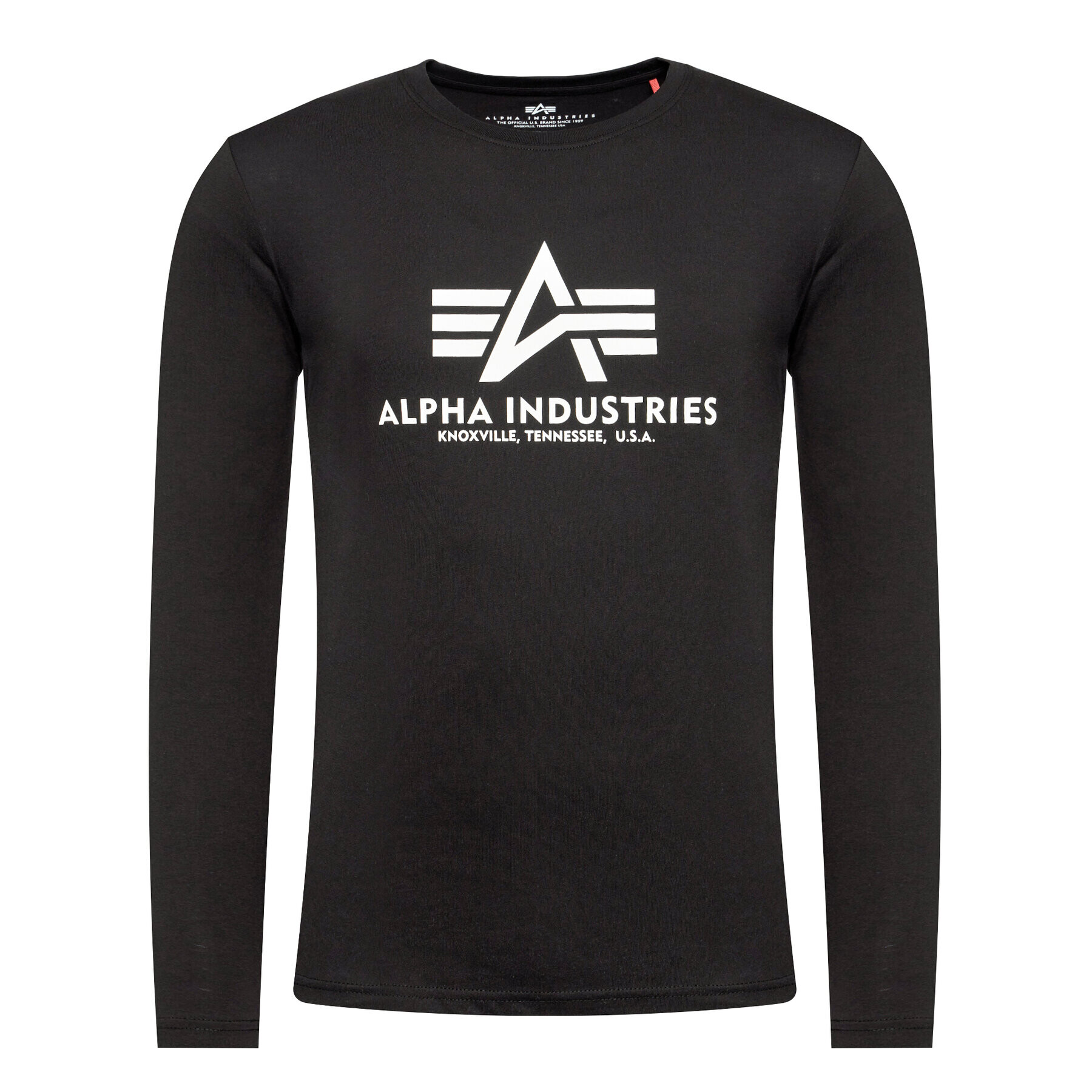 Alpha Industries Тениска с дълъг ръкав Basic T-Ls 100510 Черен Standard Fit - Pepit.bg