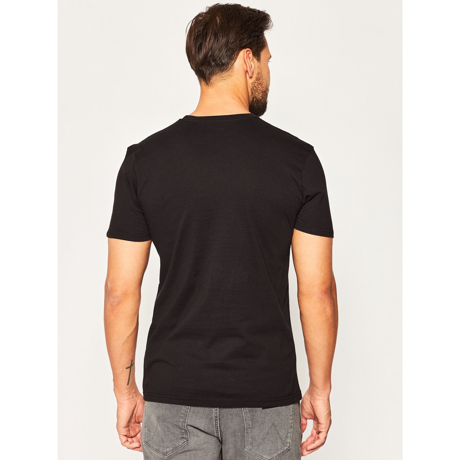 Alpha Industries Тишърт Basic T-Shirt 100501 Черен Regular Fit - Pepit.bg