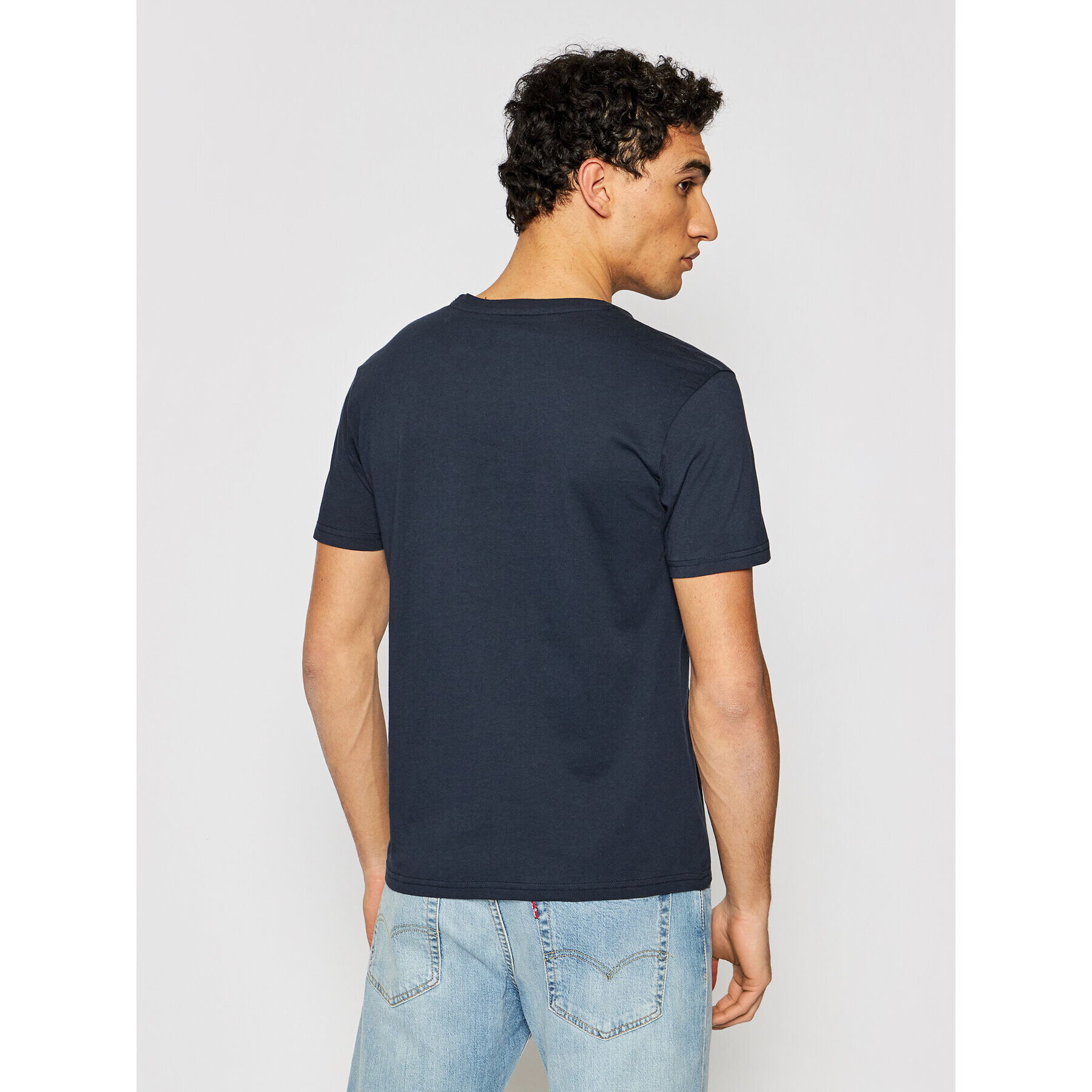 Alpha Industries Тишърт Basic 100501 Тъмносин Regular Fit - Pepit.bg