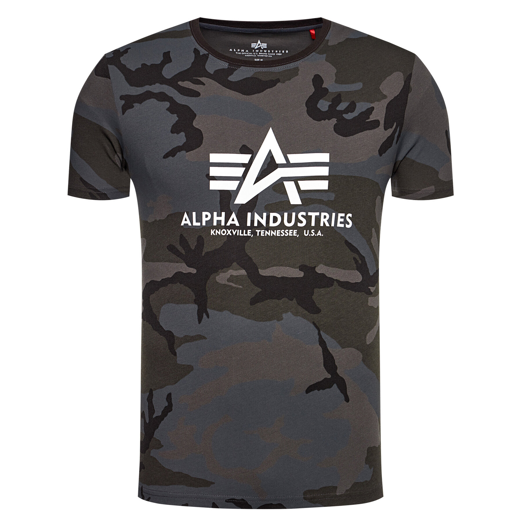 Alpha Industries Тишърт Basic 100501C Сив Regular Fit - Pepit.bg