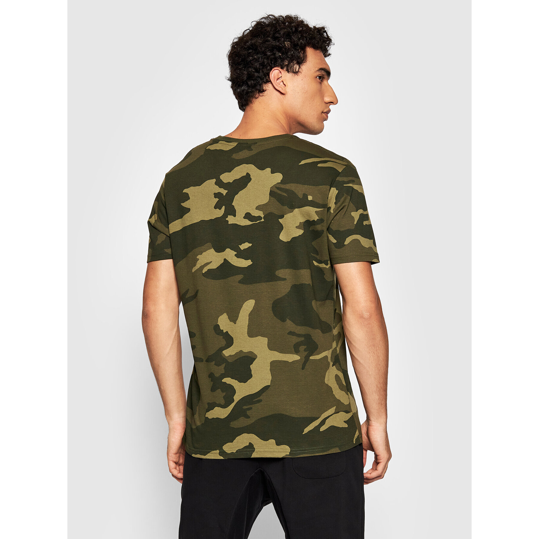 Alpha Industries Тишърт Basic 100501C Зелен Regular Fit - Pepit.bg