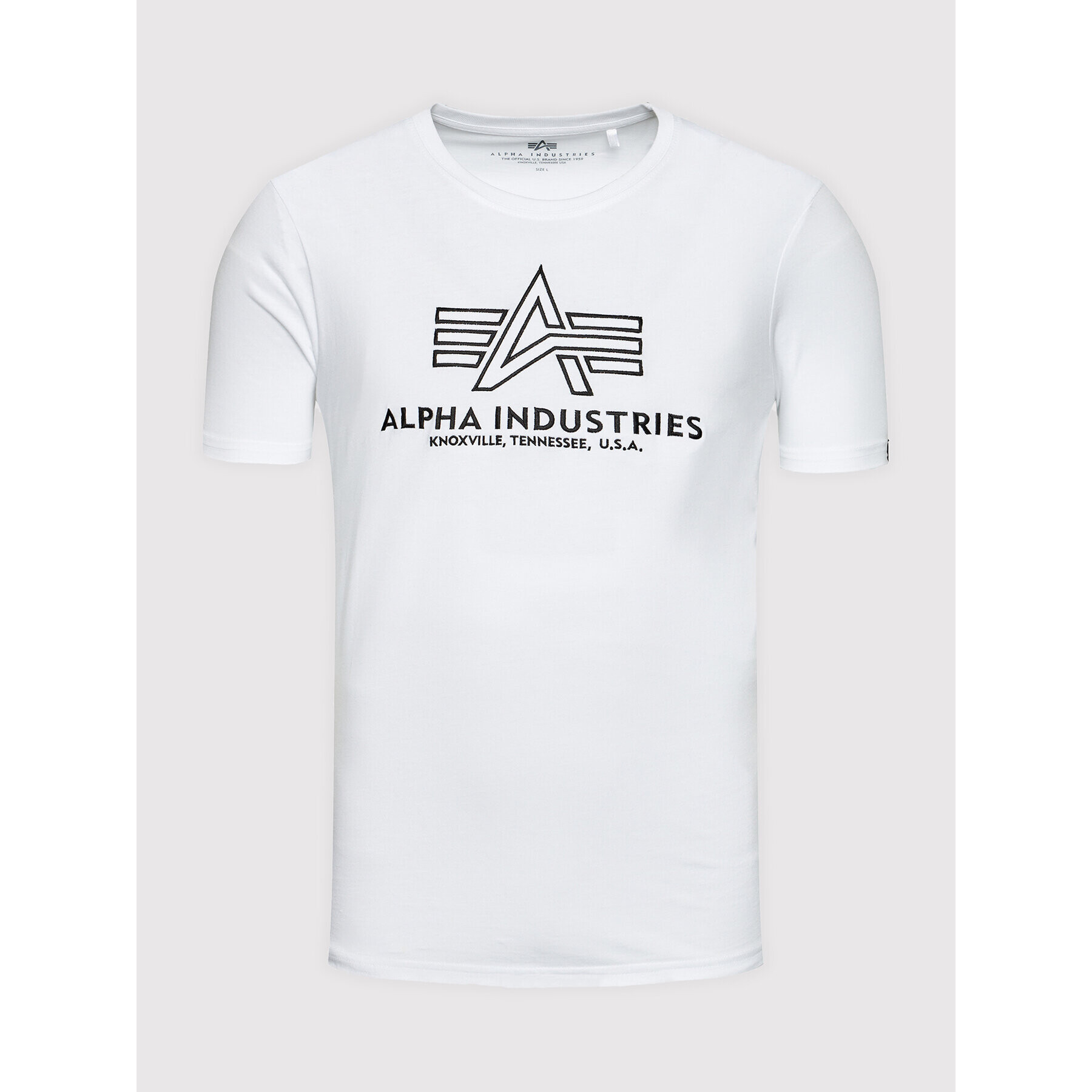 Alpha Industries Тишърт Basic 118505 Бял Regular Fit - Pepit.bg