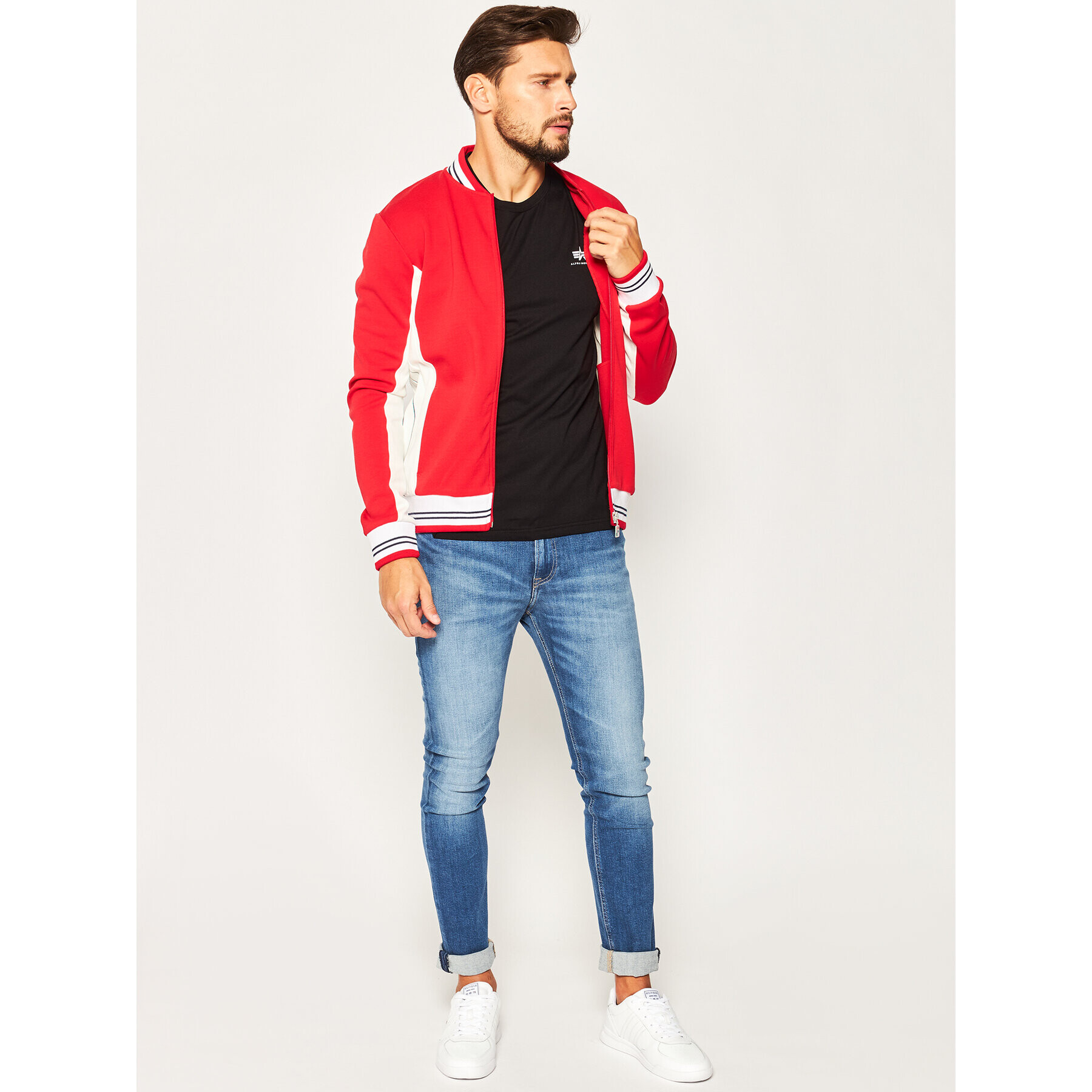 Alpha Industries Тишърт Basic 188505 Черен Regular Fit - Pepit.bg