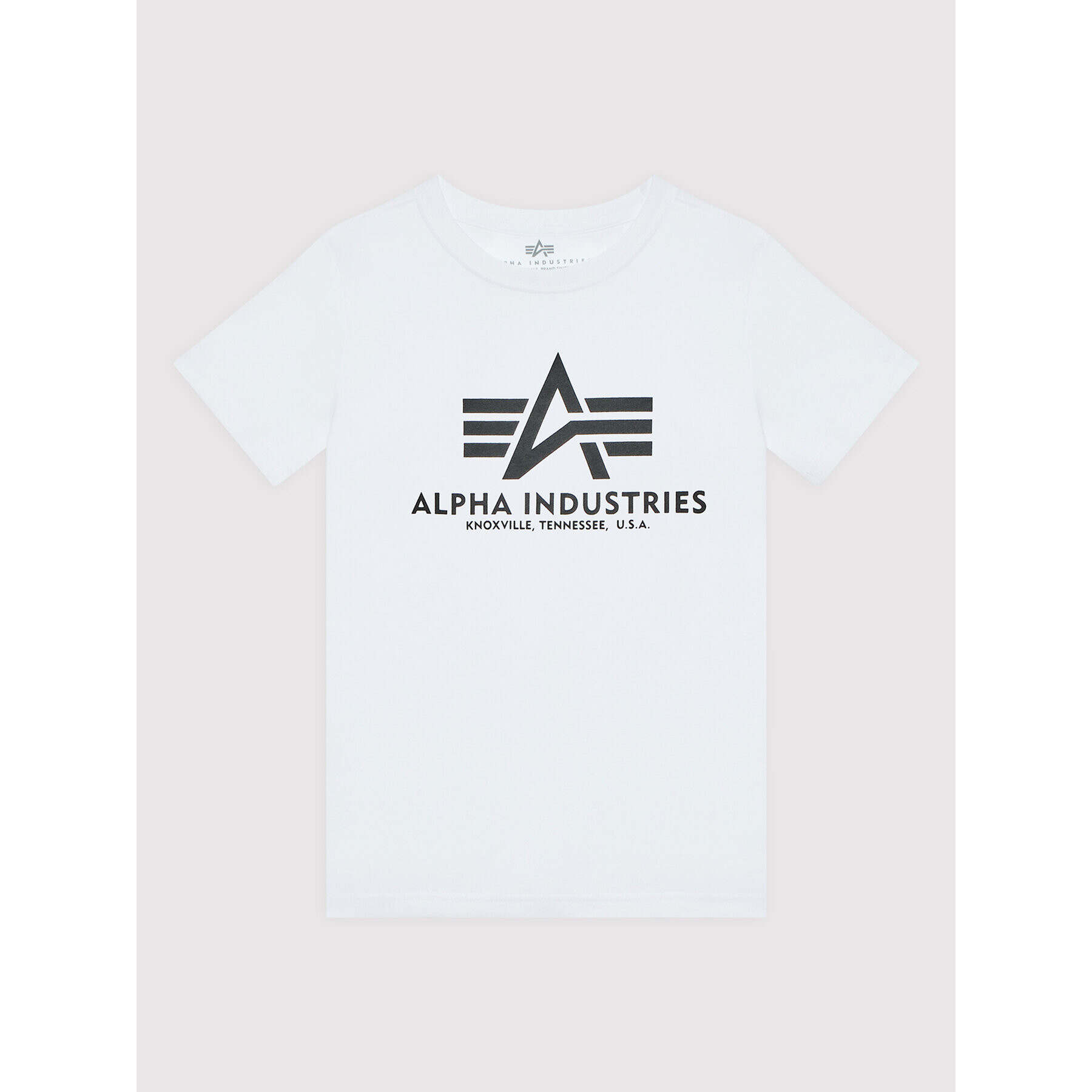 Alpha Industries Тишърт Basic 196703 Бял Regular Fit - Pepit.bg