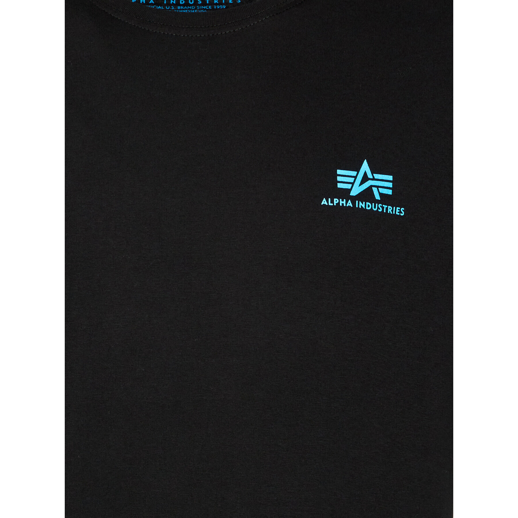 Alpha Industries Тишърт Basic Small Logo 188505 Черен Regular Fit - Pepit.bg