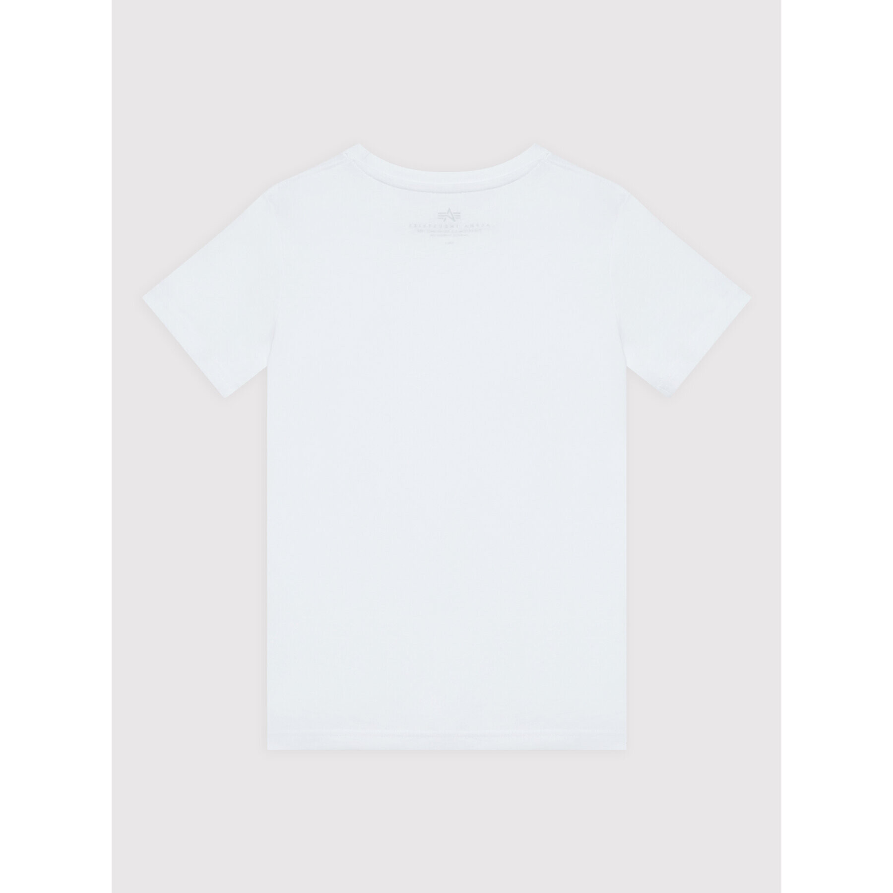 Alpha Industries Тишърт Basic Small Logo 196704 Бял Regular Fit - Pepit.bg
