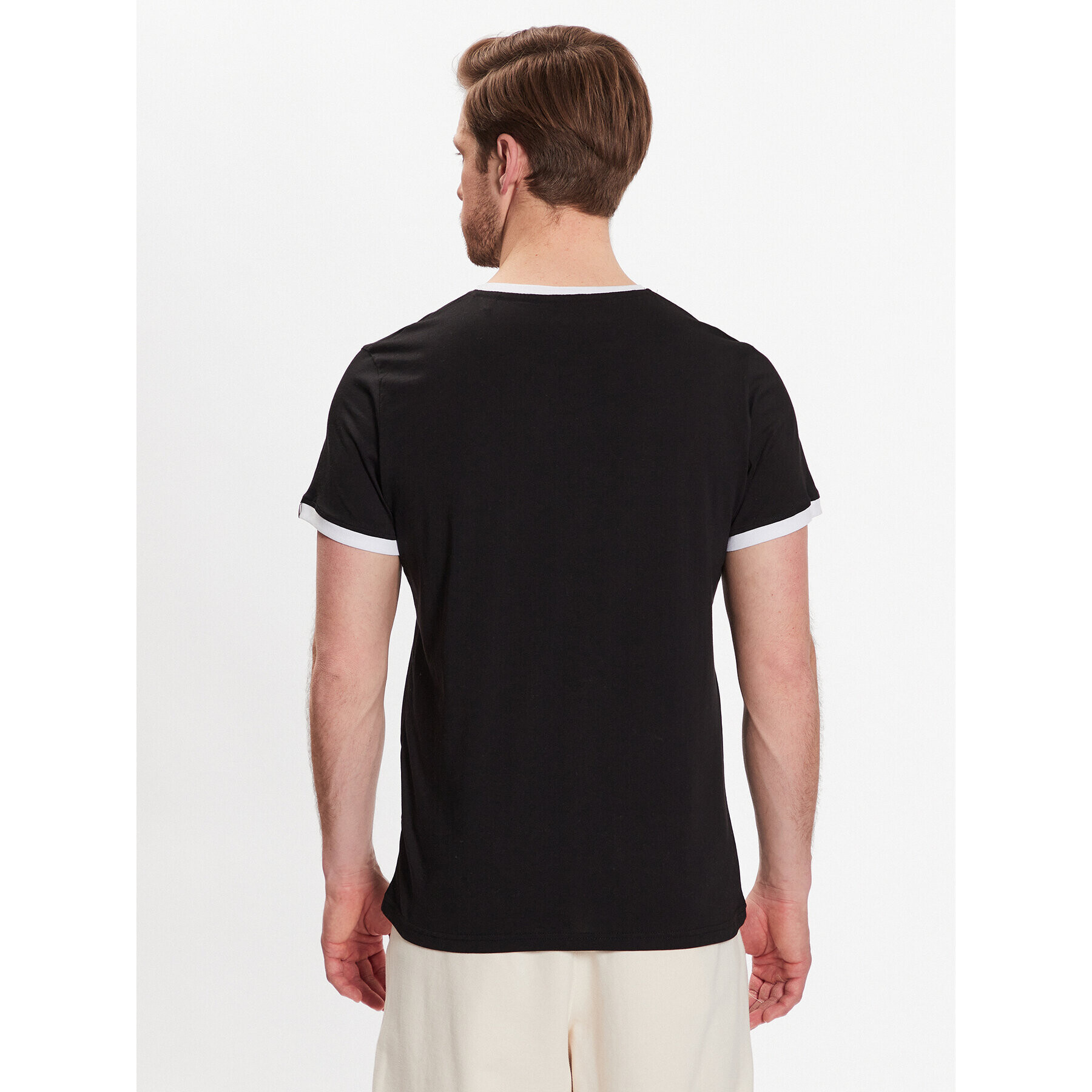 Alpha Industries Тишърт Basic T Contrasts 106501 Черен Regular Fit - Pepit.bg