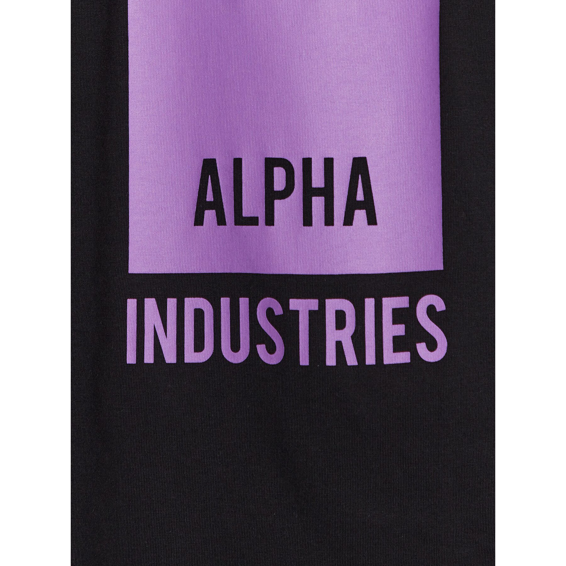 Alpha Industries Тишърт Block Logo T 126547 Черен Regular Fit - Pepit.bg