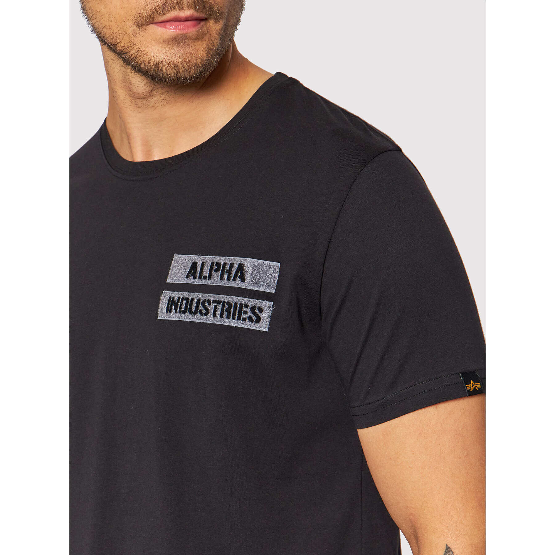 Alpha Industries Тишърт Dust Devil T 118512 Черен Regular Fit - Pepit.bg