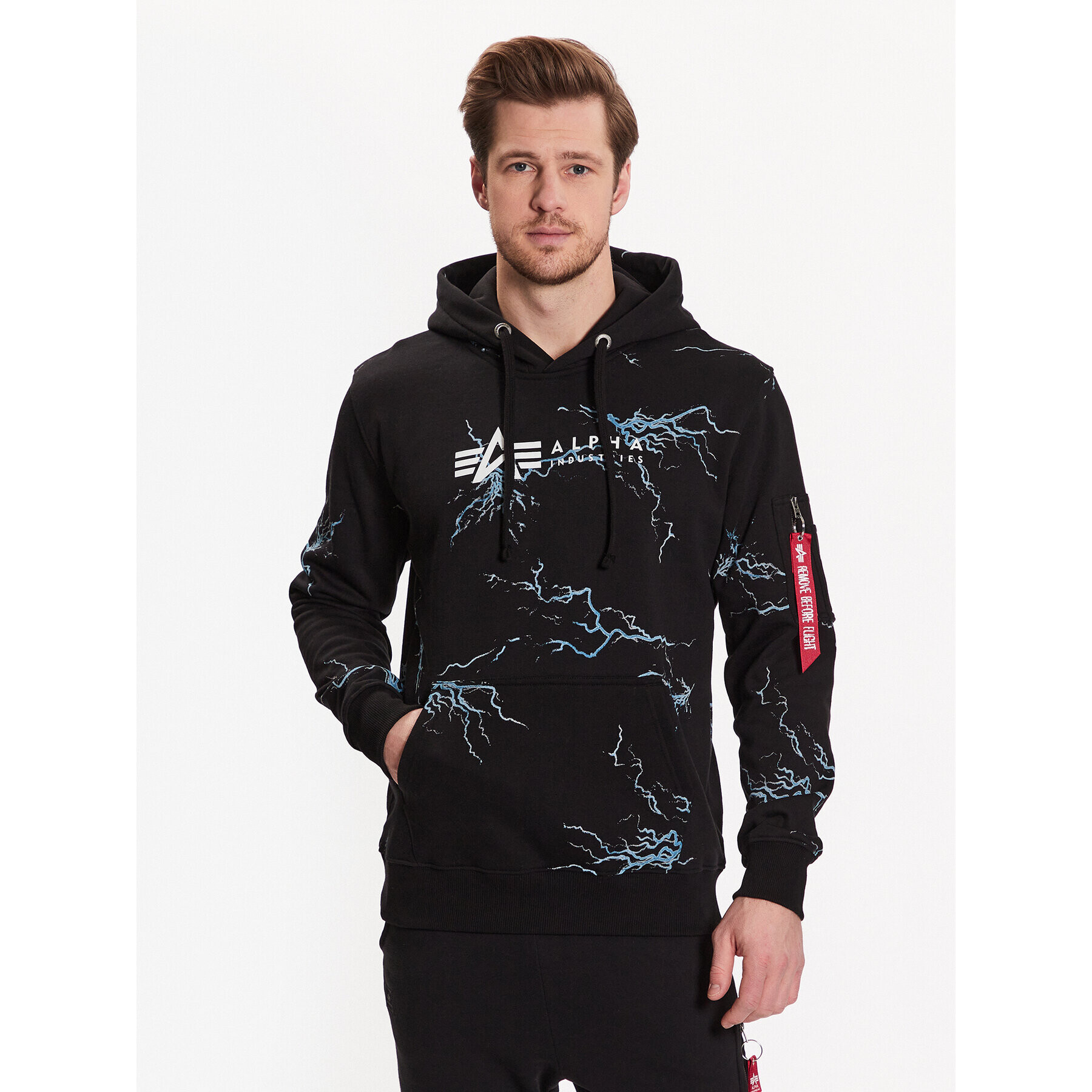 Alpha Industries Суитшърт Heritage Dragon 106330 Черен Regular Fit - Pepit.bg