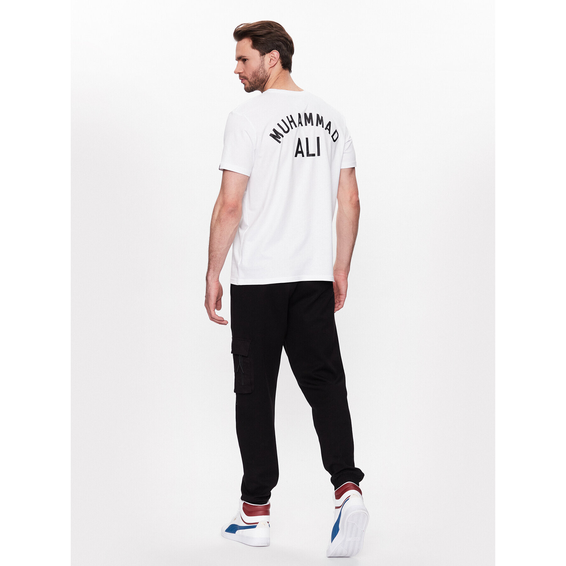 Alpha Industries Тишърт Muhammad Ali 136517 Бял Regular Fit - Pepit.bg