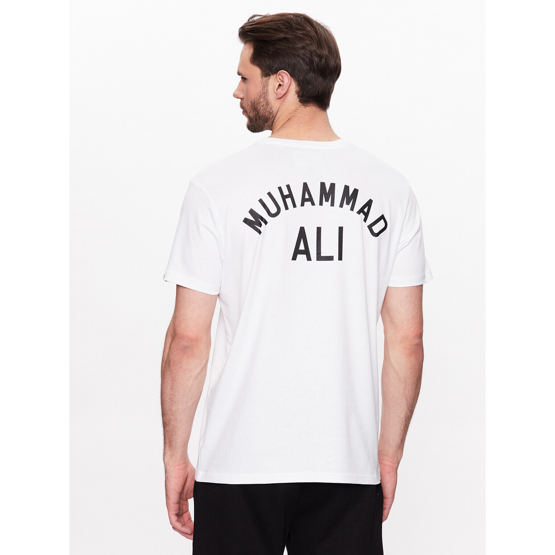 Alpha Industries Тишърт Muhammad Ali 136517 Бял Regular Fit - Pepit.bg