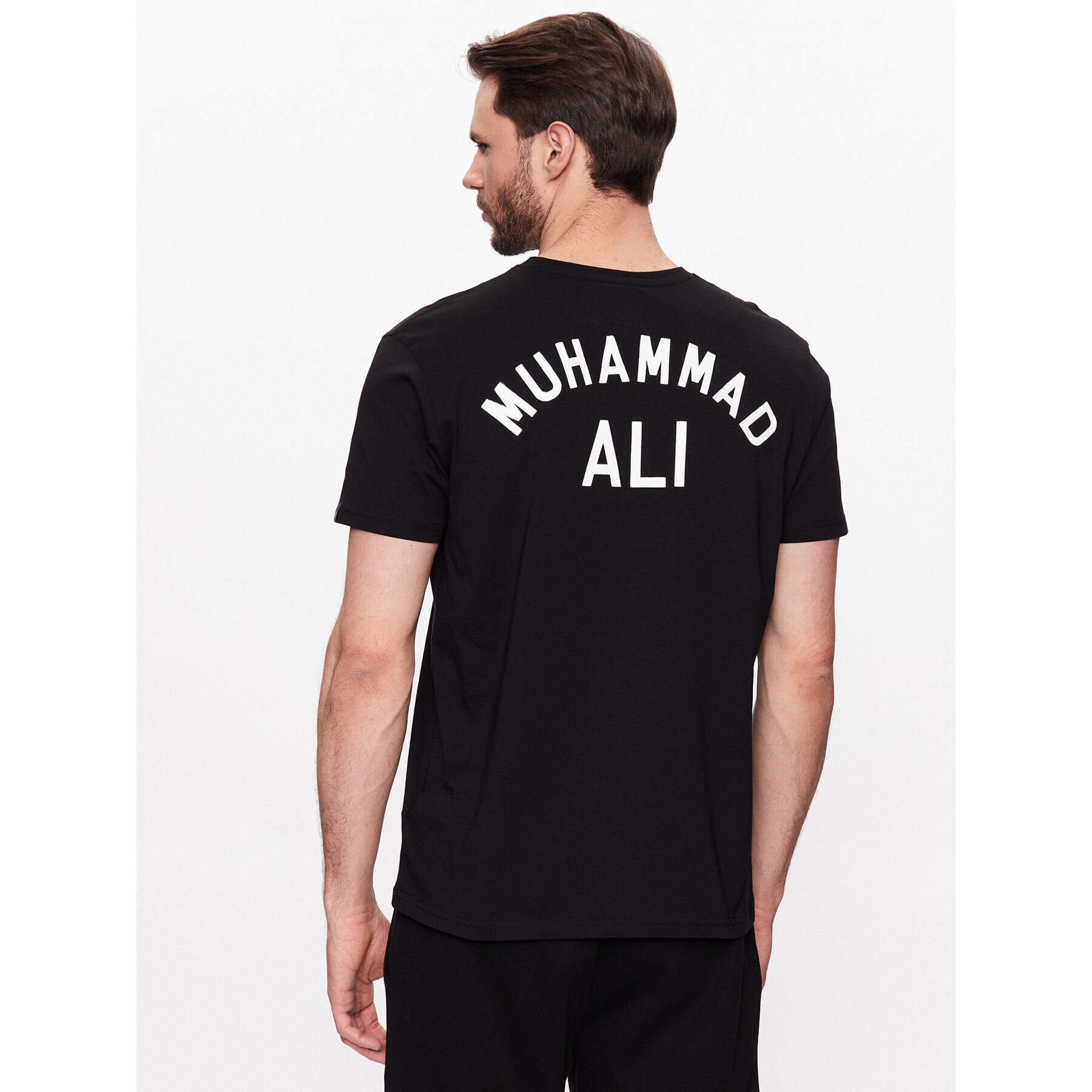 Alpha Industries Тишърт Muhammad Ali 136517 Черен Regular Fit - Pepit.bg